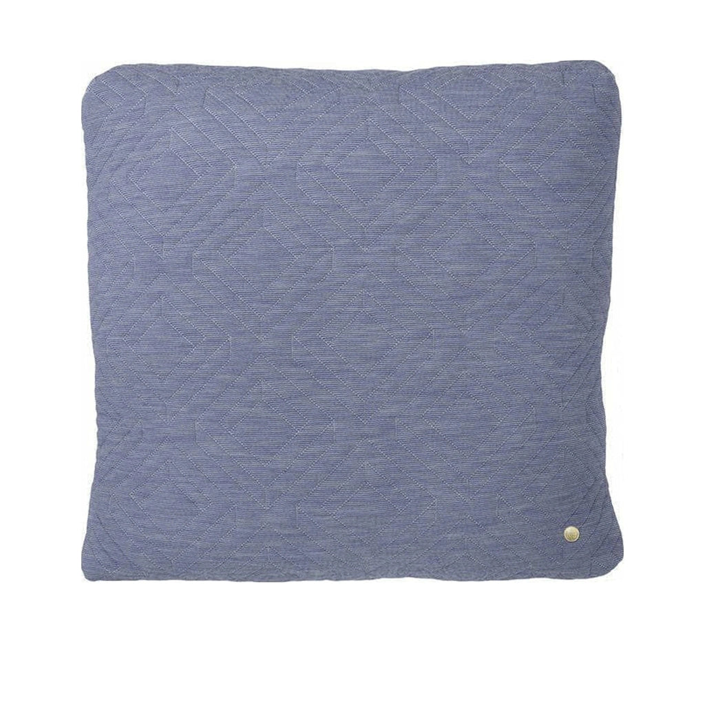 Ferm Living Quilt Cushion Light Blue, 45x45cm