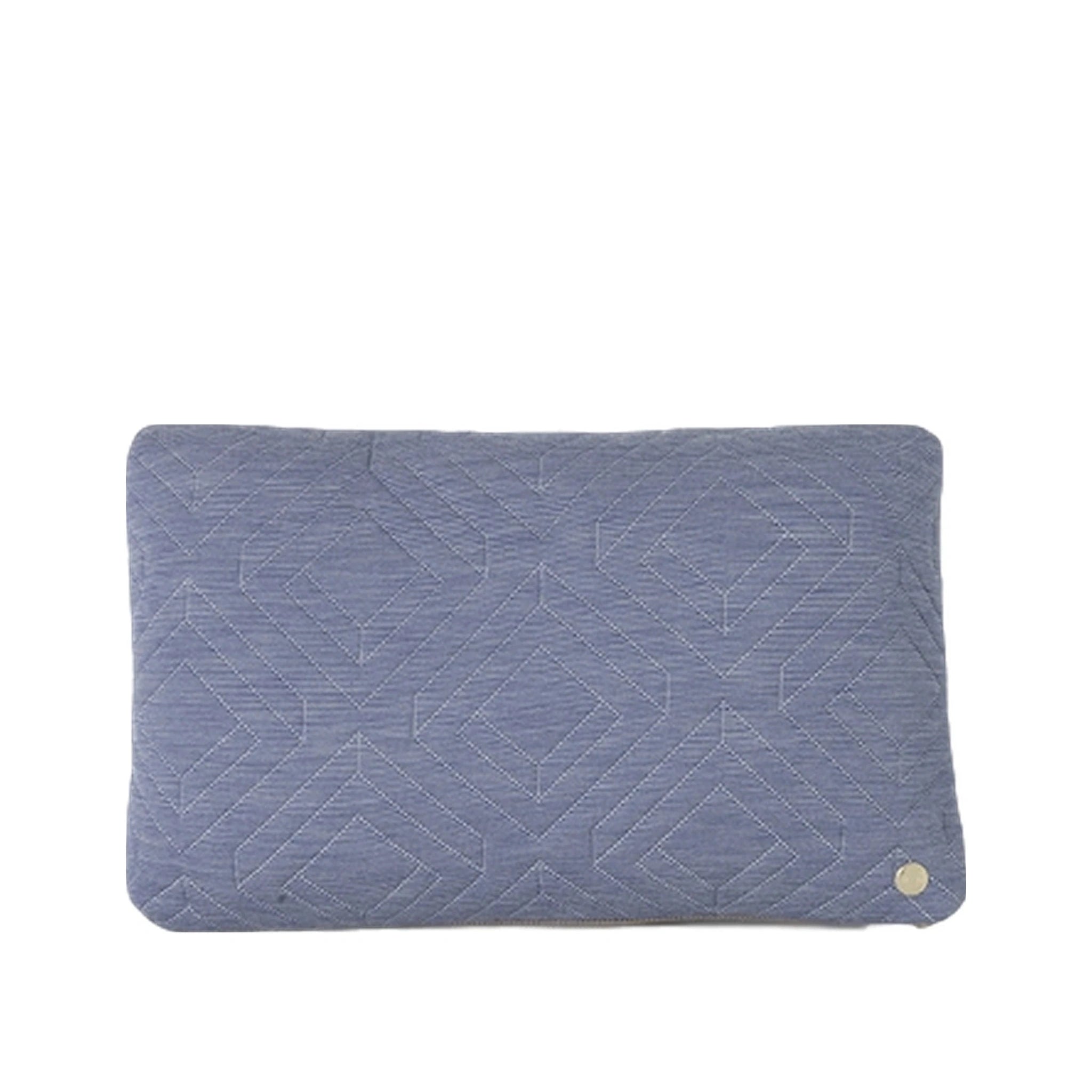Ferm Living Quilt Cushion Light Blue, 40 X 25 Cm