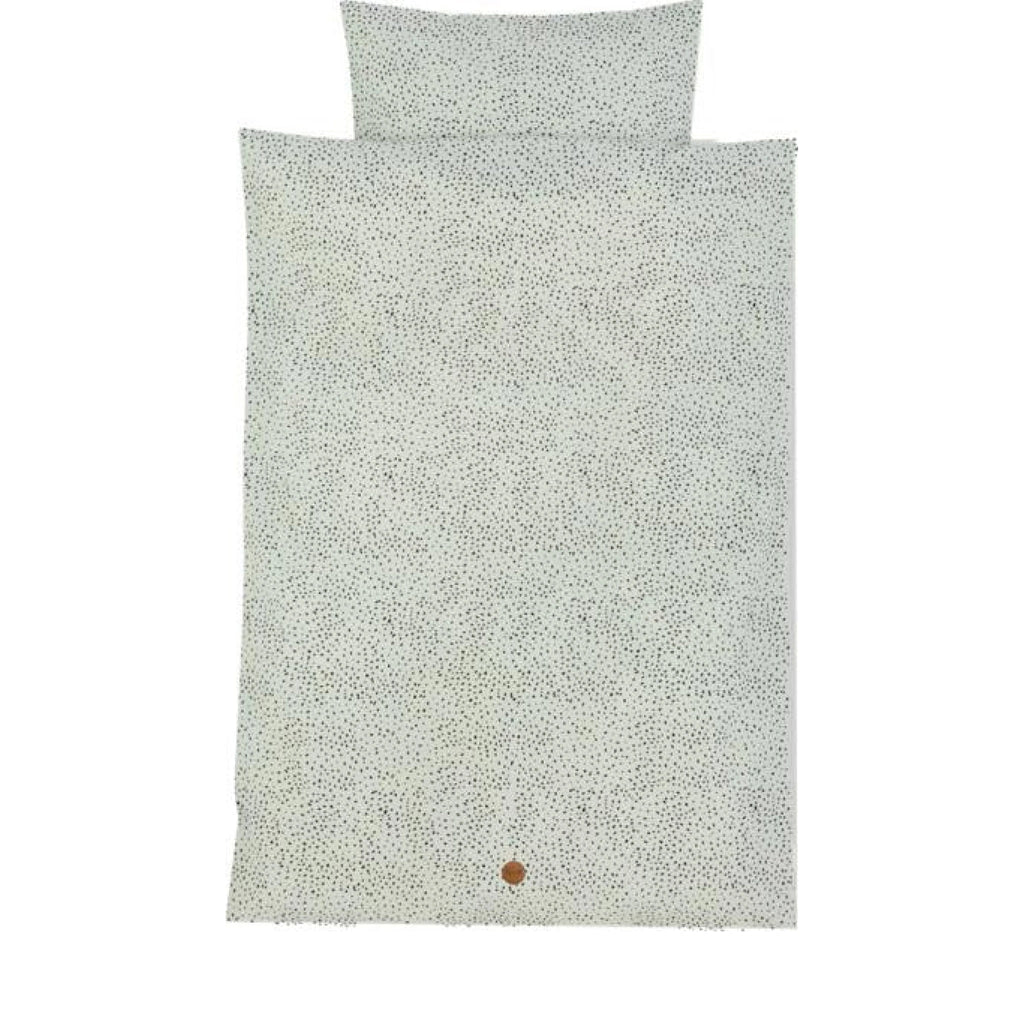 Ferm Living Mint Dot Bed Linen, Junior