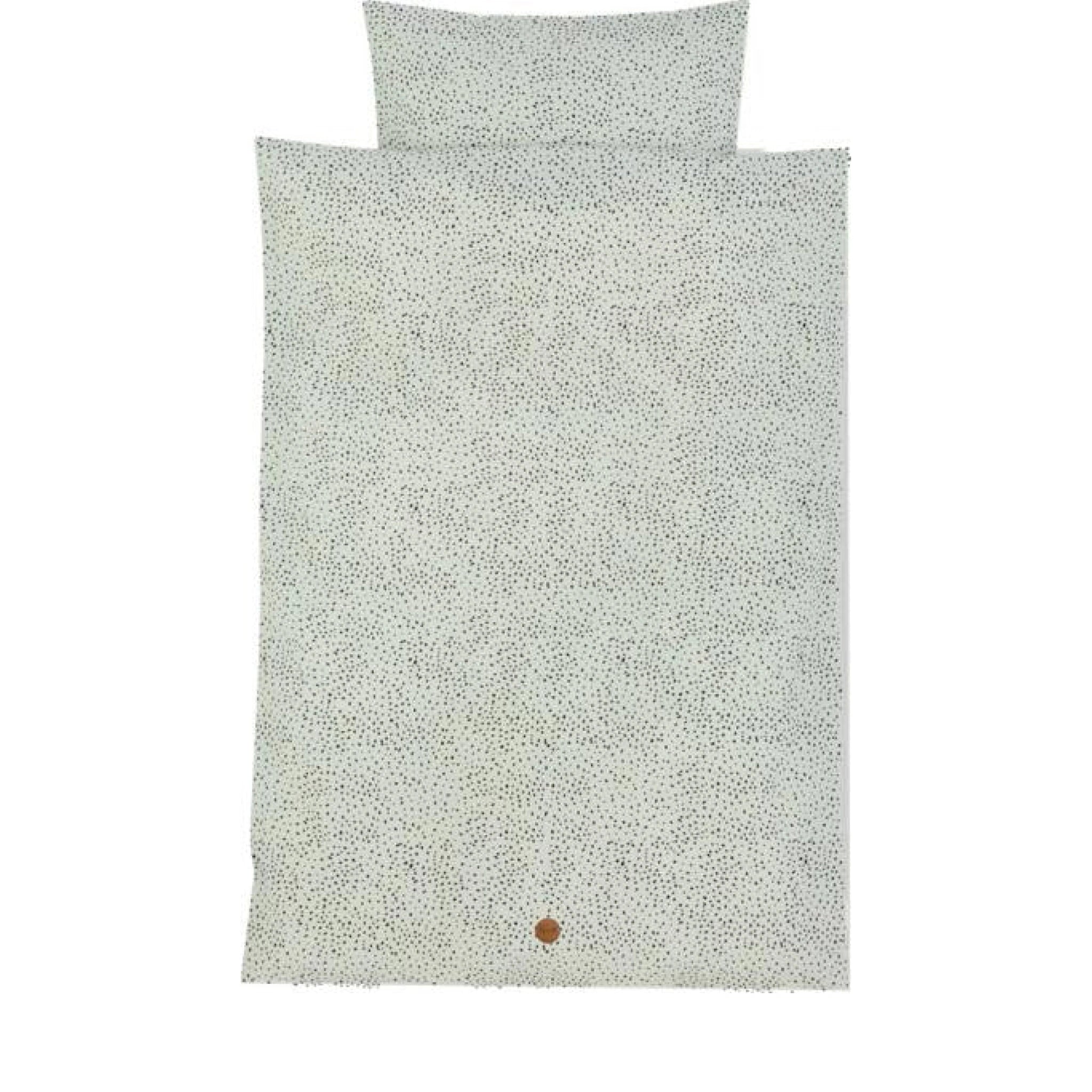 Ferm Living Mint Dot Bed Linen, Junior