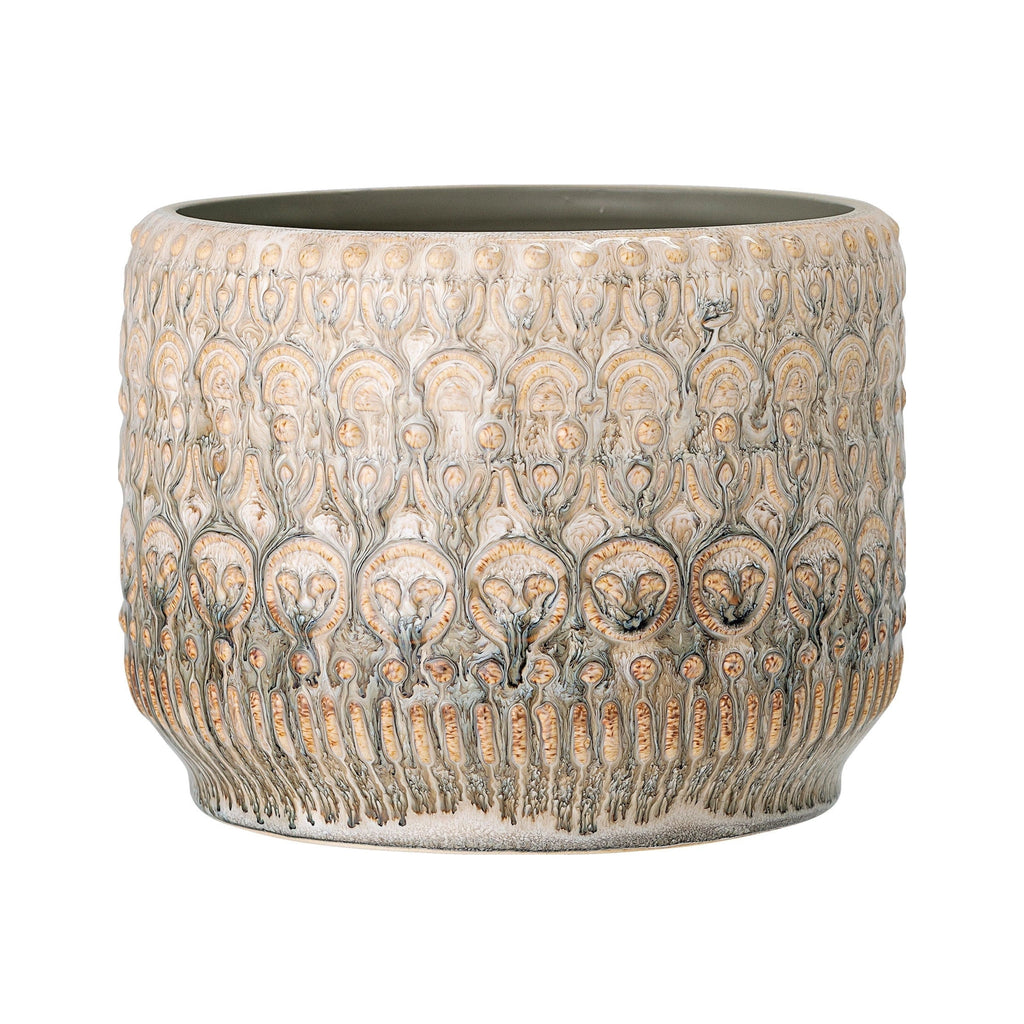 Bloomingville Jobran Flowerpot, Green, Stoneware