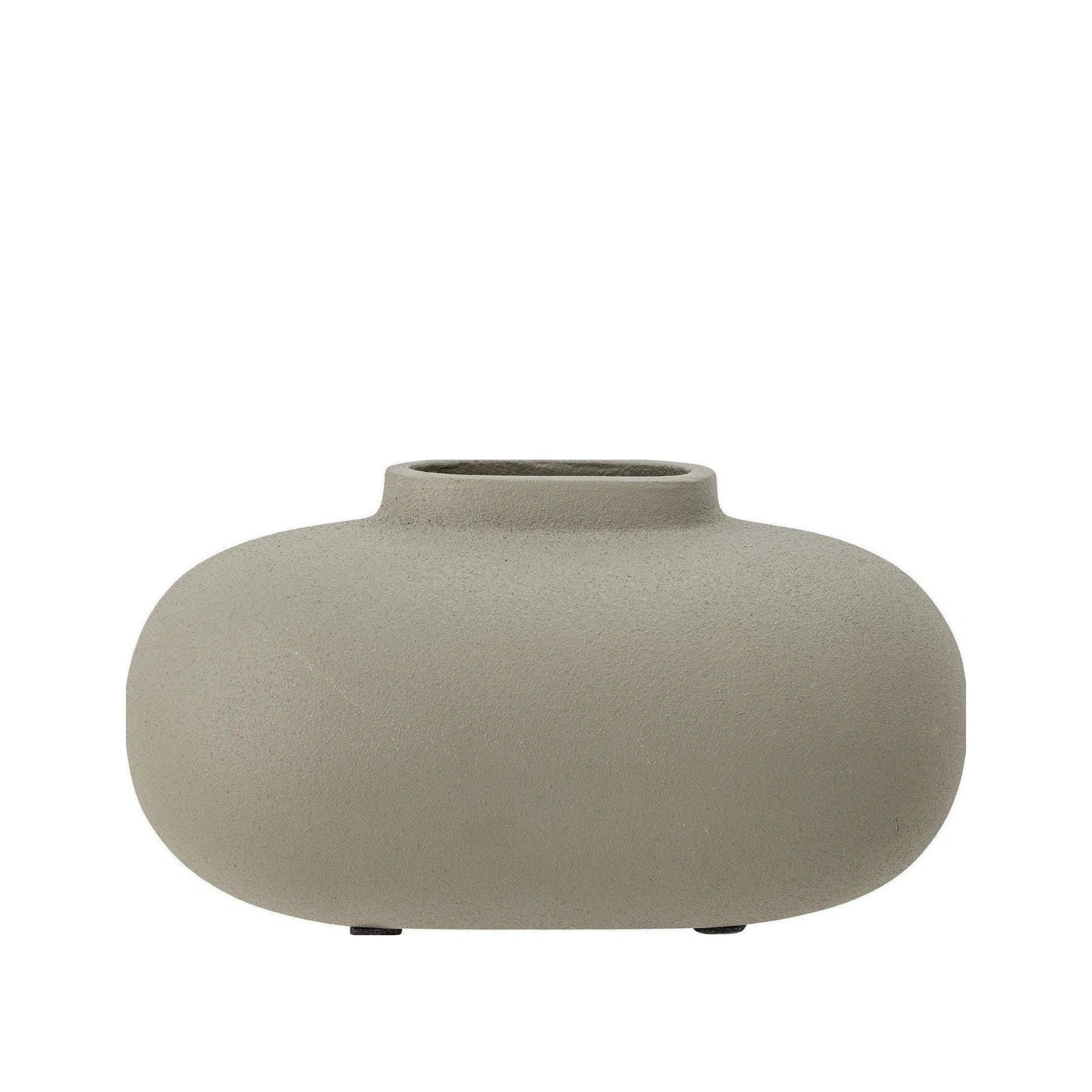 Bloomingville Tezza Vase, Grey, Aluminum