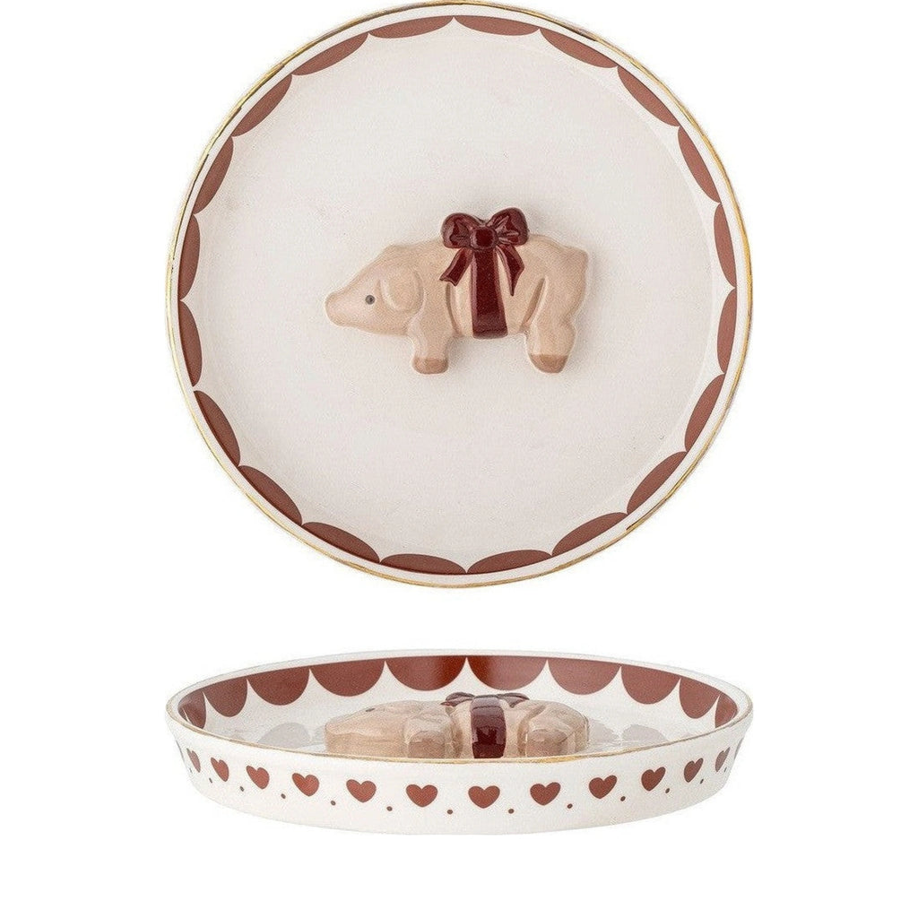 Bloomingville Jolly Plate, Red, Stoneware