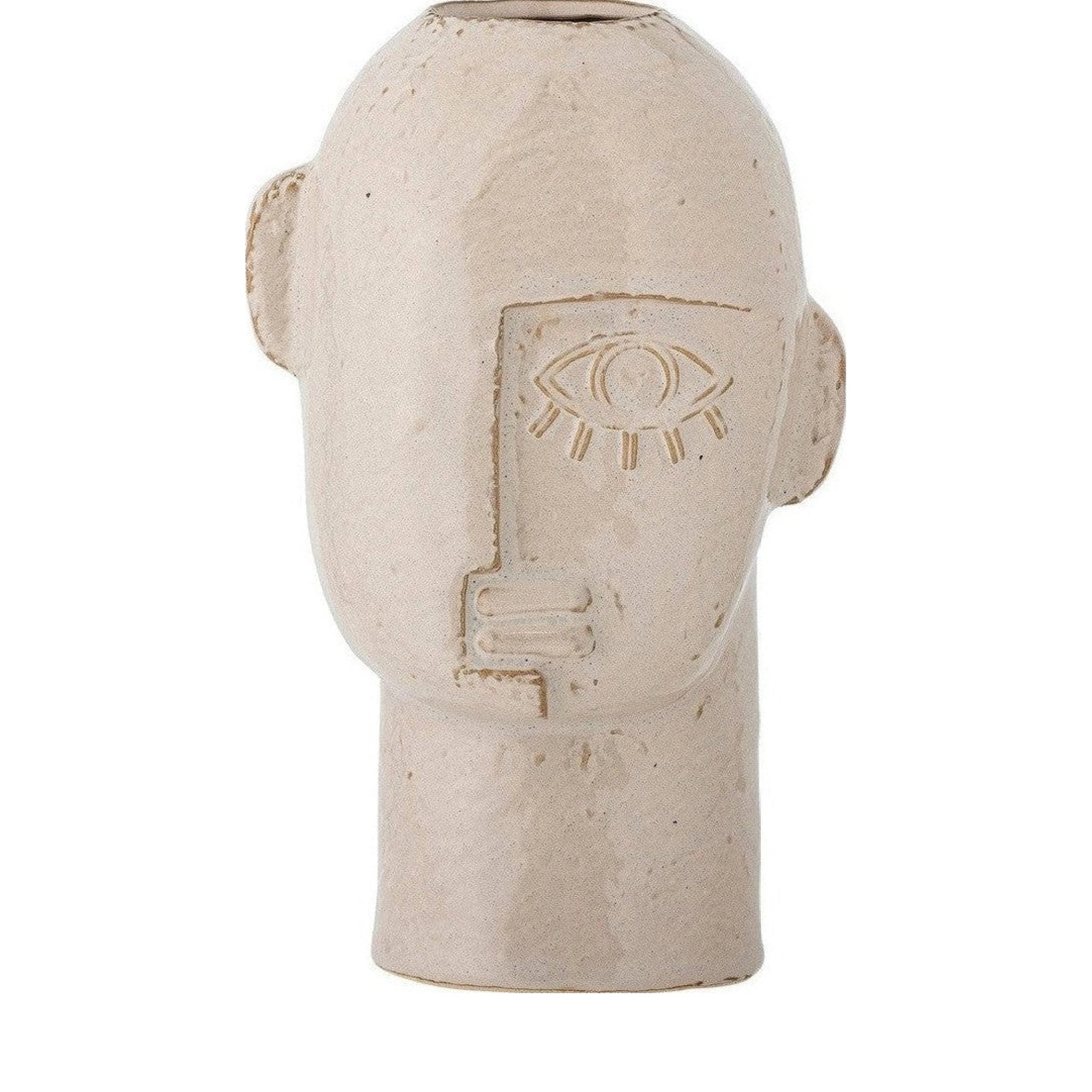 Bloomingville Lizzie Vase, Nature, Stoneware