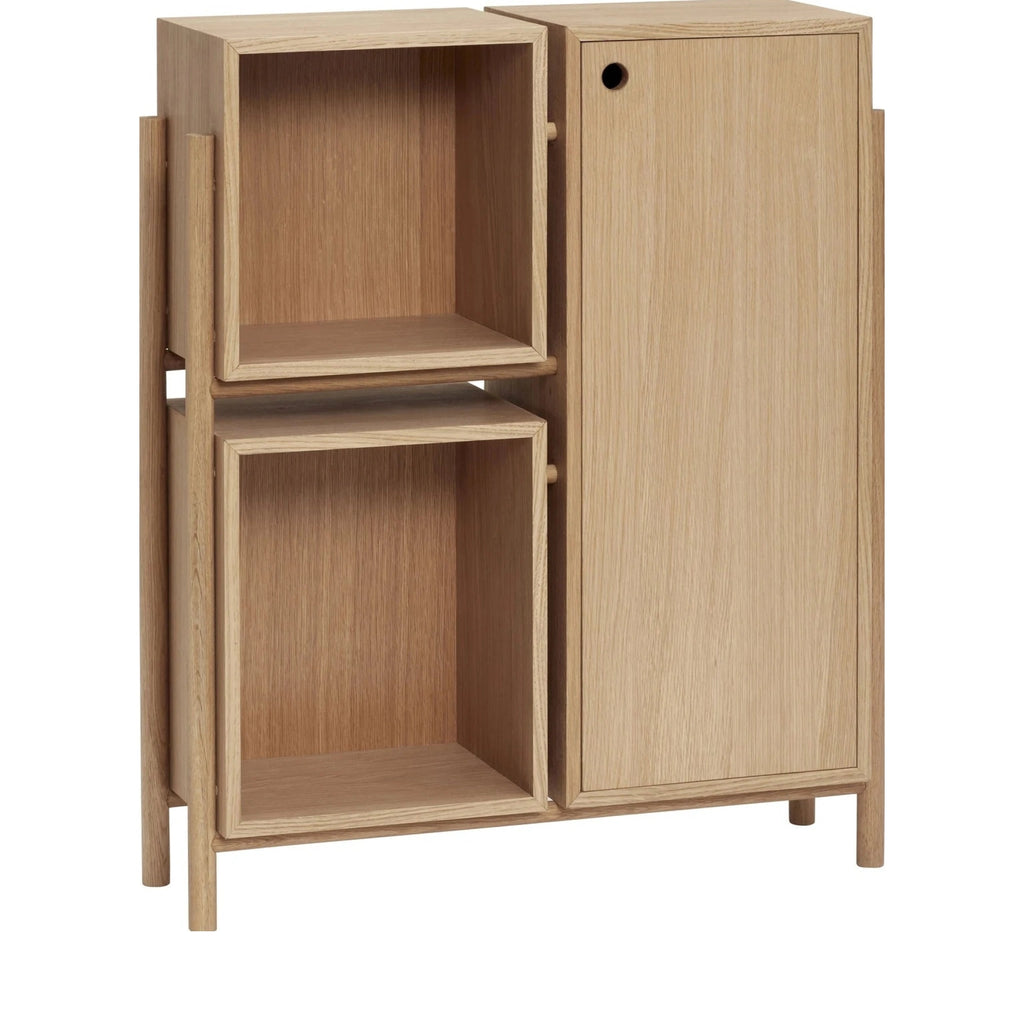 Hübsch Cube Console Table Natural