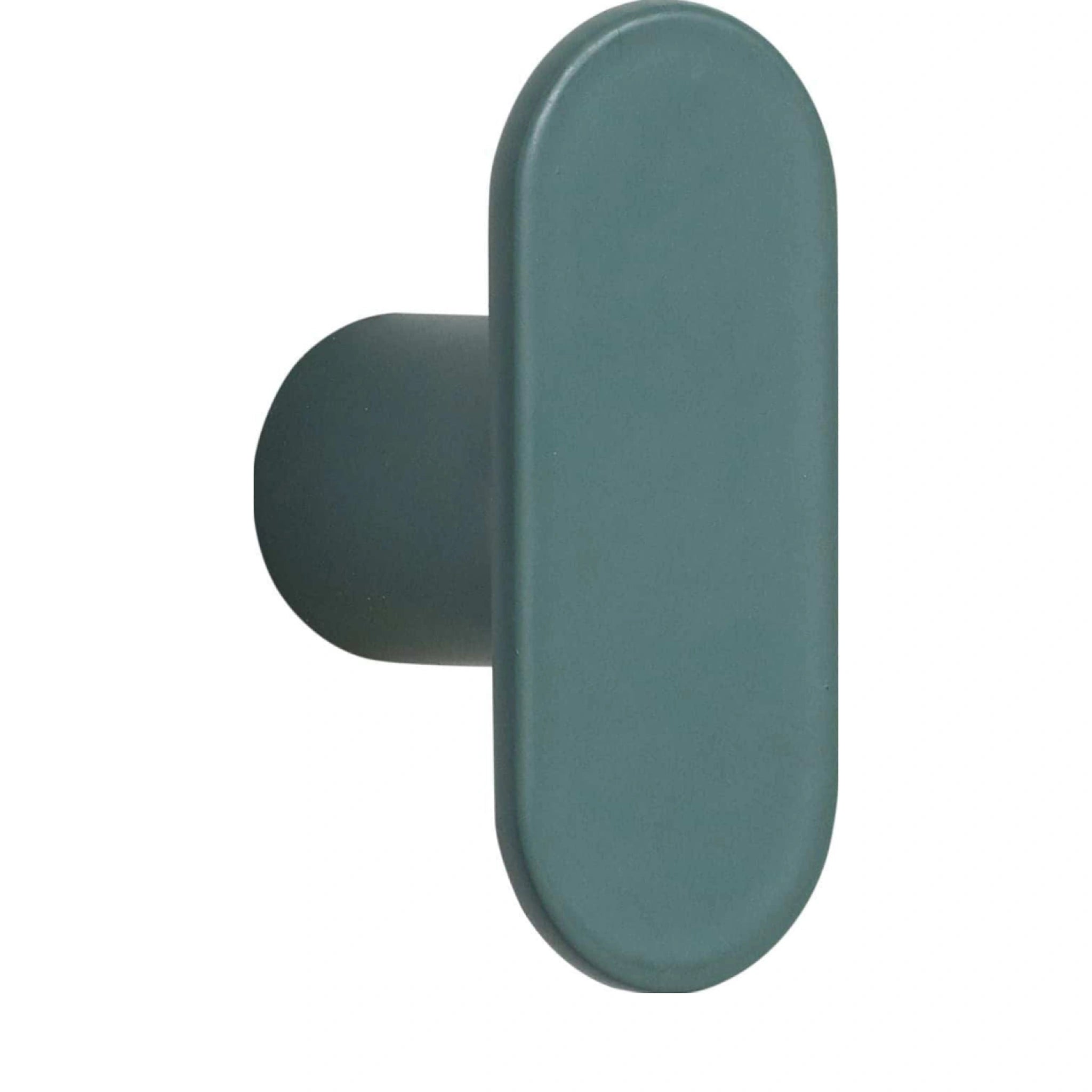 Hübsch Knob Hook Metal, Dark Green