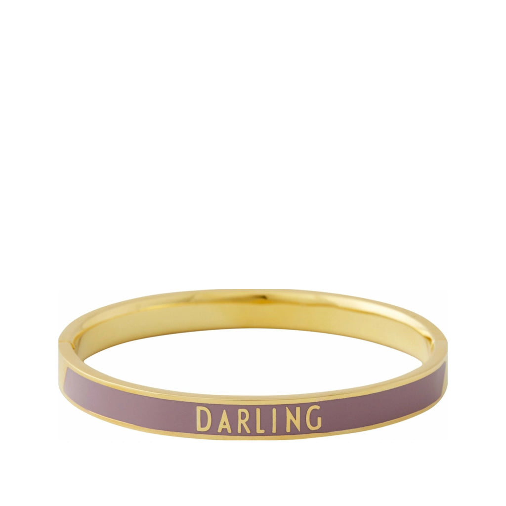 Design Letters Word Candy Bracelet Darling Brass Gold Platted, Violet