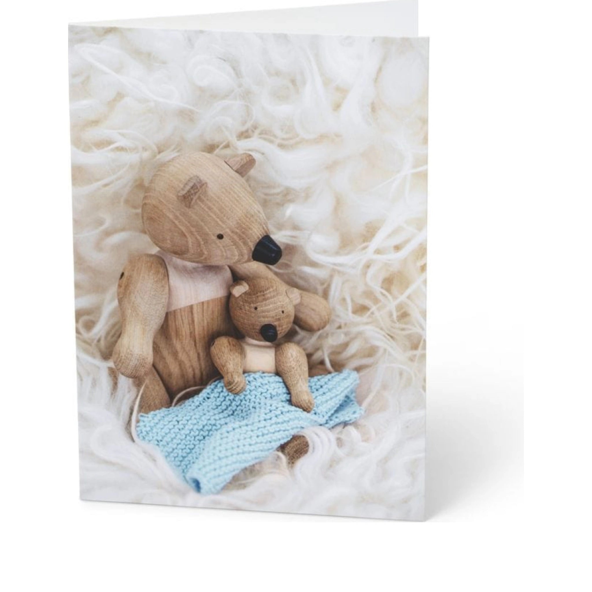 Kay Bojesen Card A6 Baptism Light Blue 1 Piece
