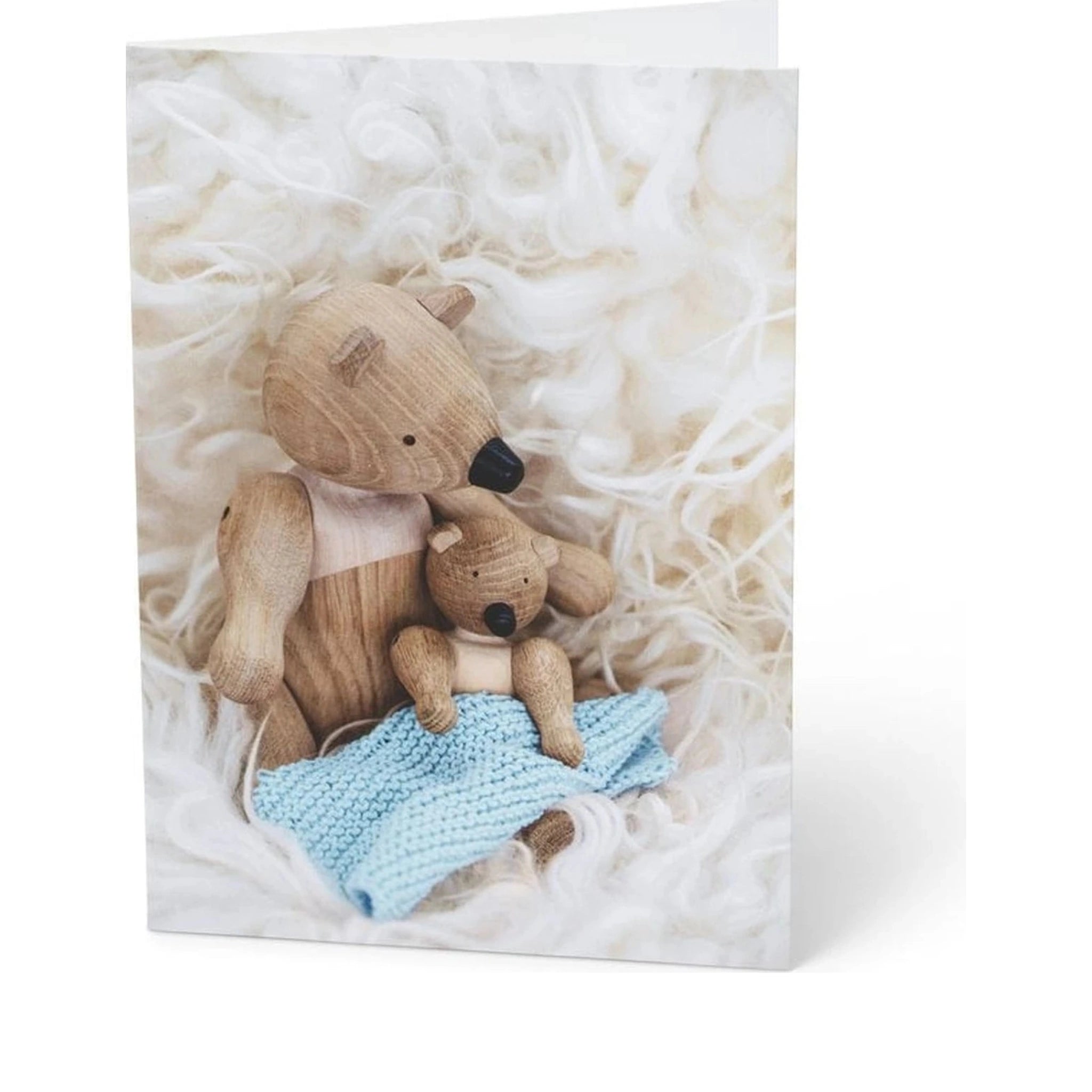 Kay Bojesen Card A6 Baptism Light Blue 1 Piece
