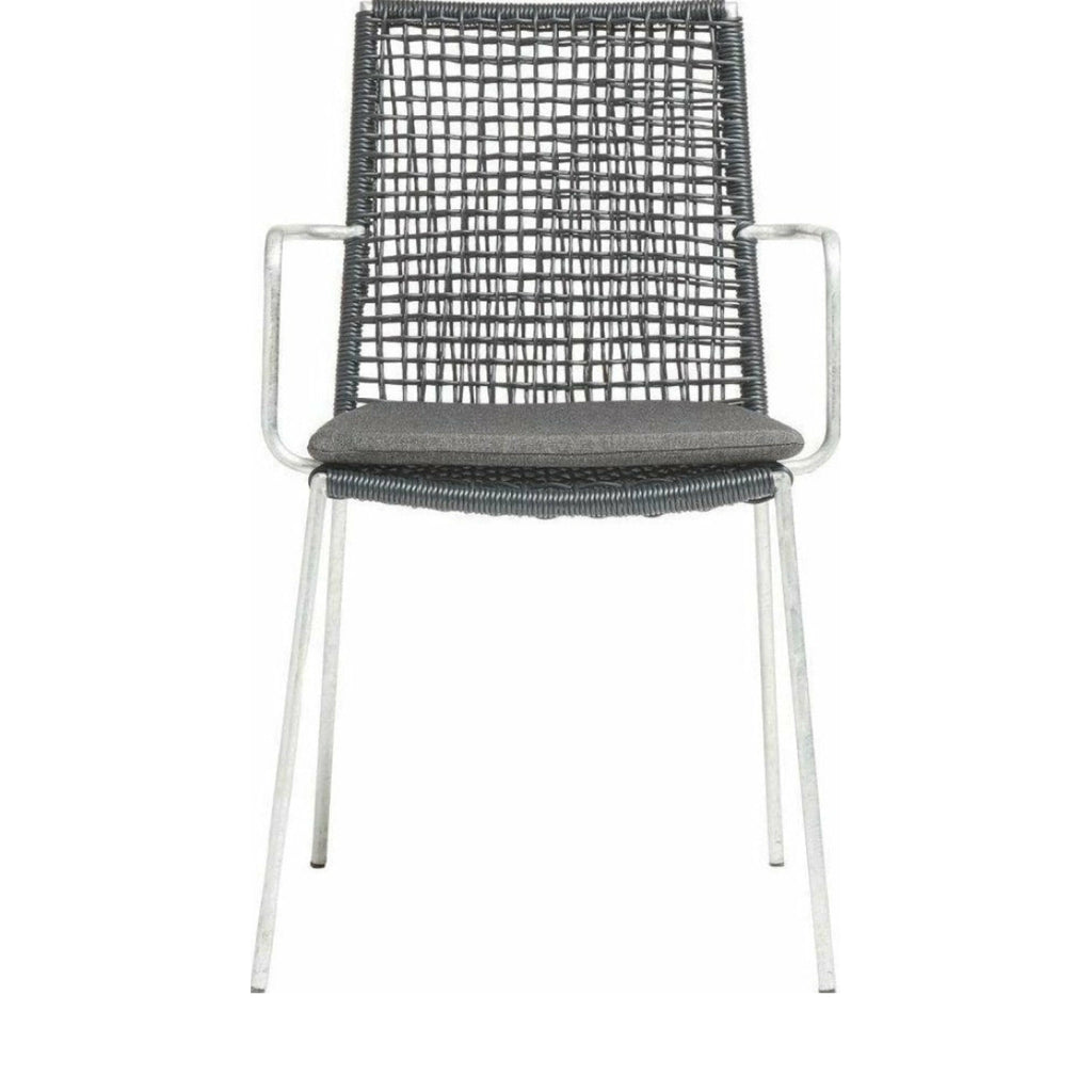 Muubs Riva Chair, Black & Galvanized