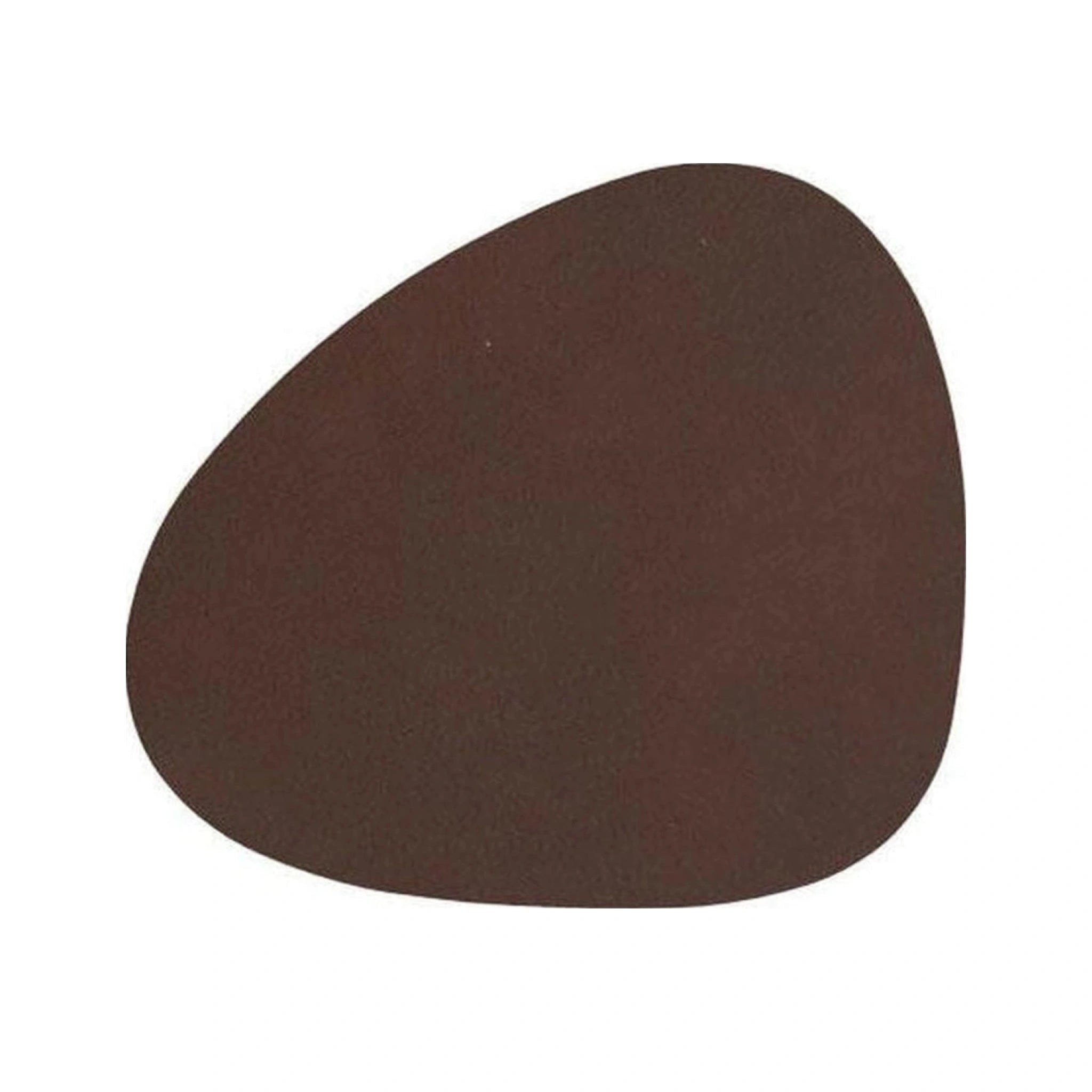 Lind DNA Curve Glass Coaster Nupo Leather, Dark Brown
