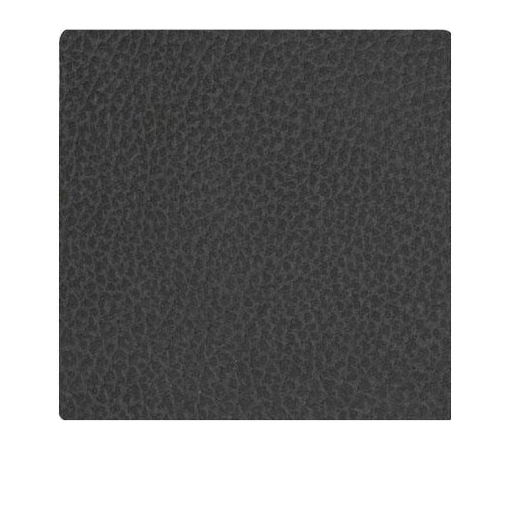 Lind DNA Square Glass Coaster Hippo Leather, Black Anthracite