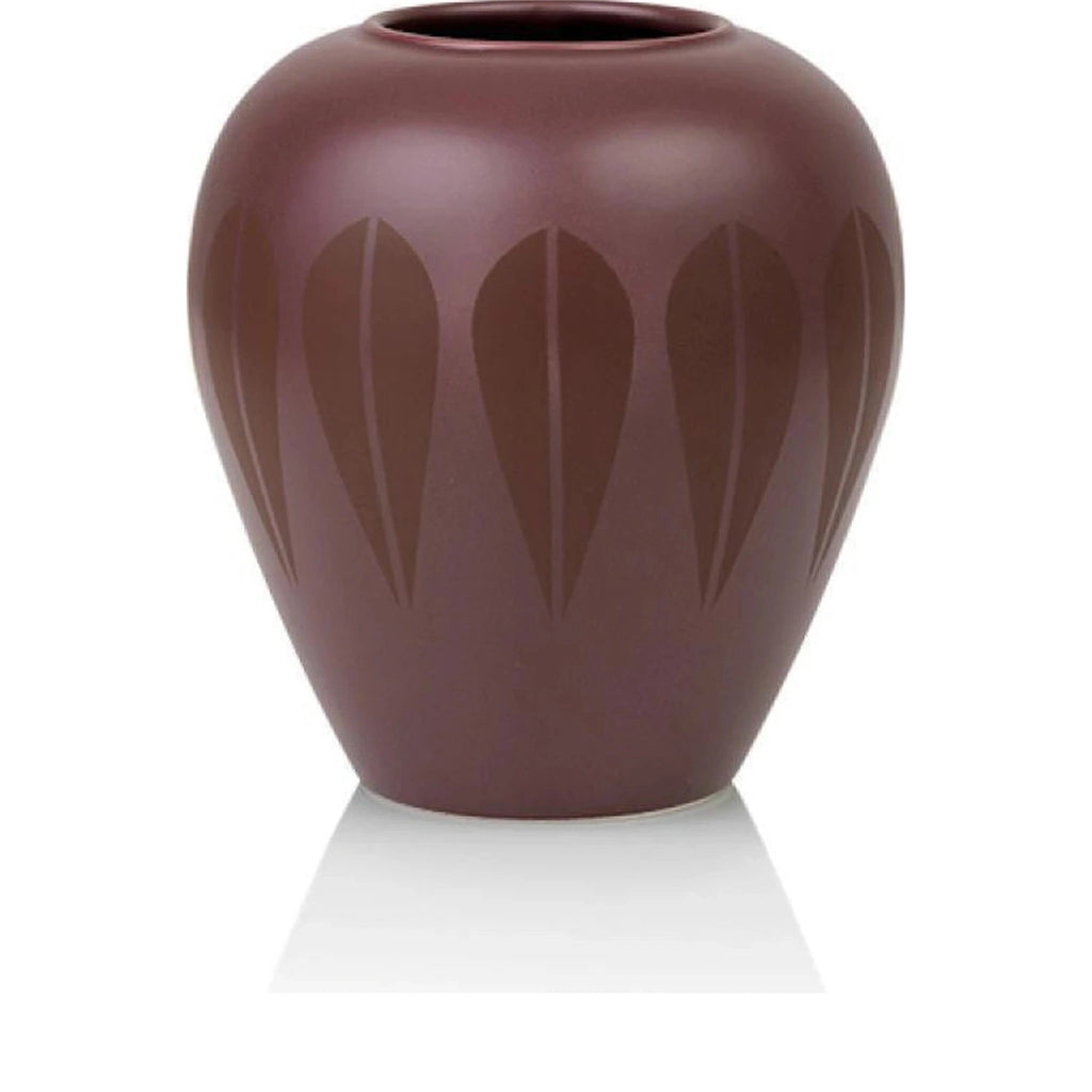 Lucie Kaas Arne Clausen Vase Dark Red, 17cm