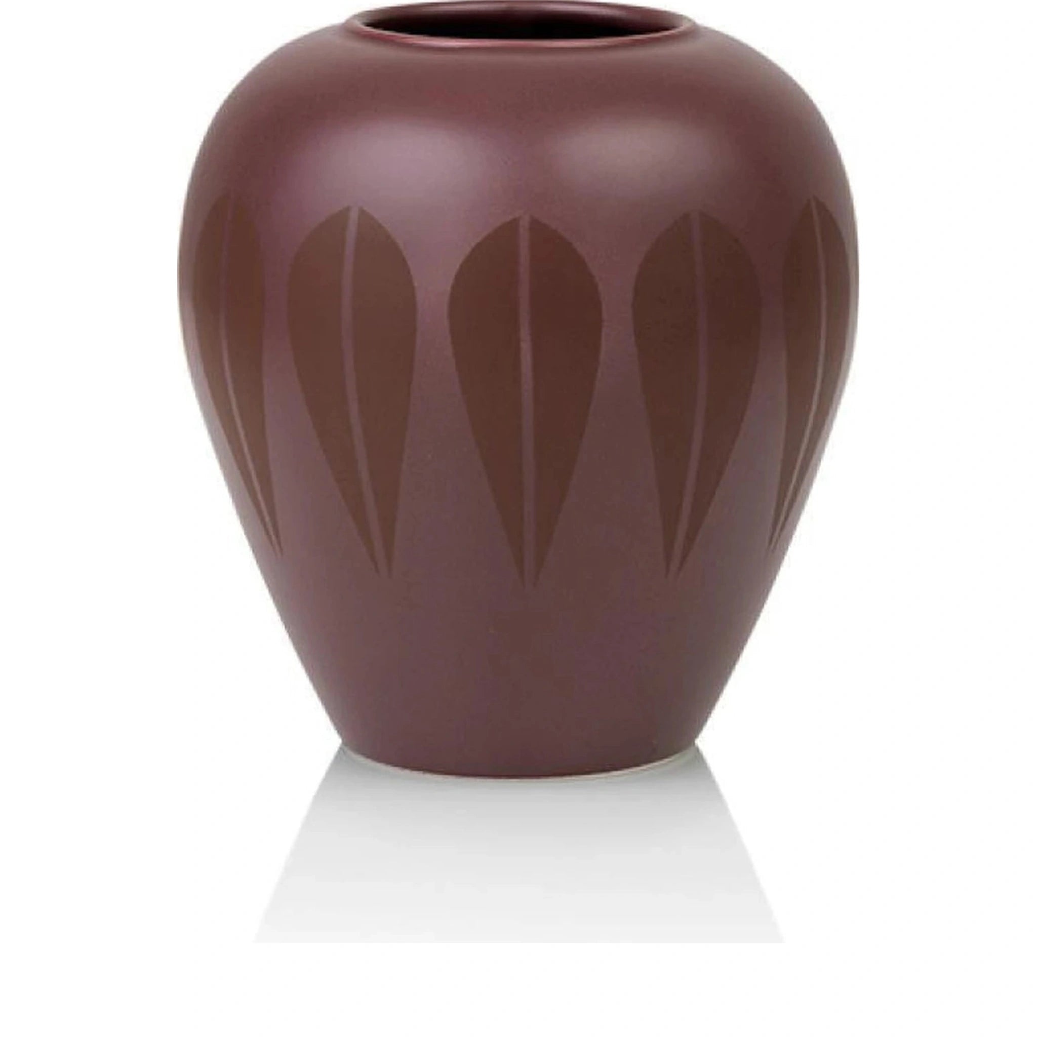 Lucie Kaas Arne Clausen Vase Dark Red, 17cm