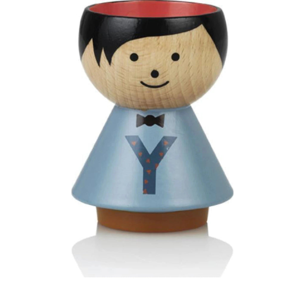 Lucie Kaas Bordfolk A Z Egg Cup, Boy Y