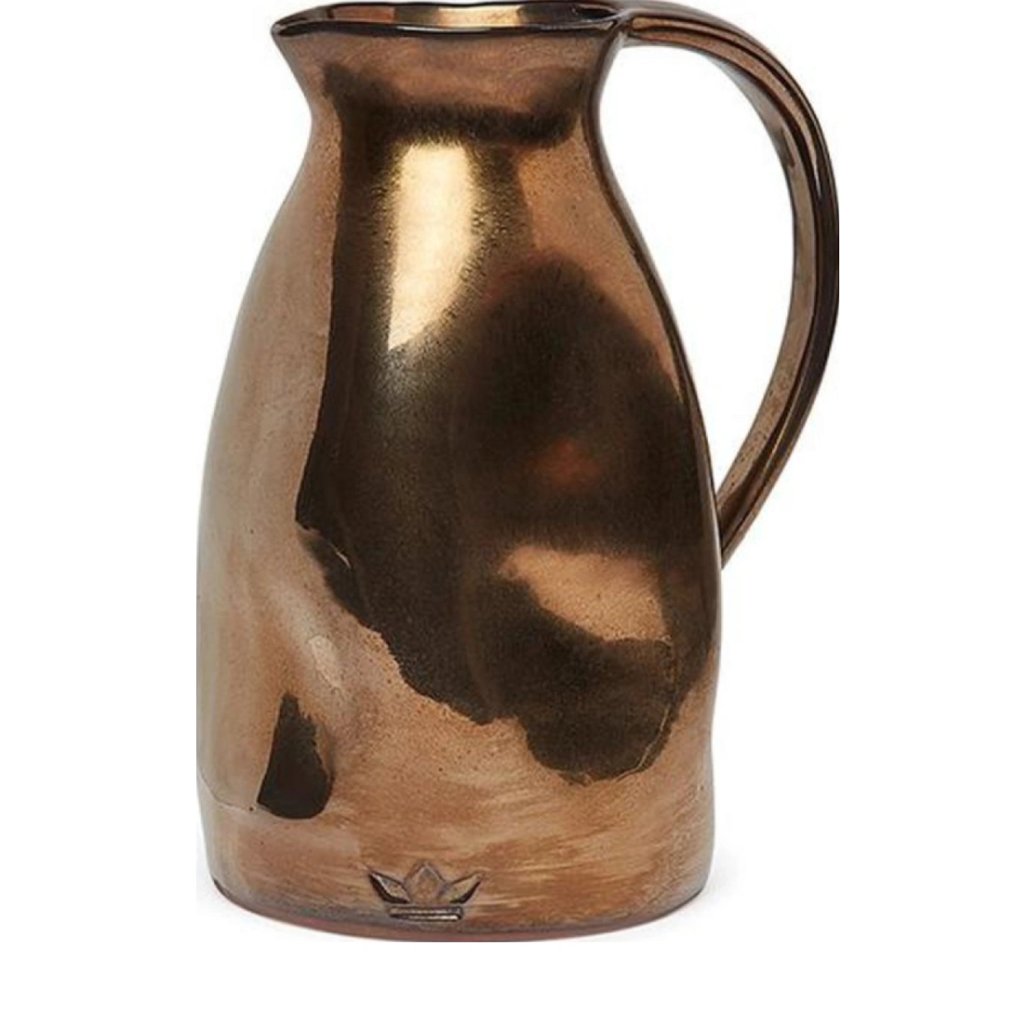 Dutchdeluxes Dented Carafe Ø 14 cm, Platinum