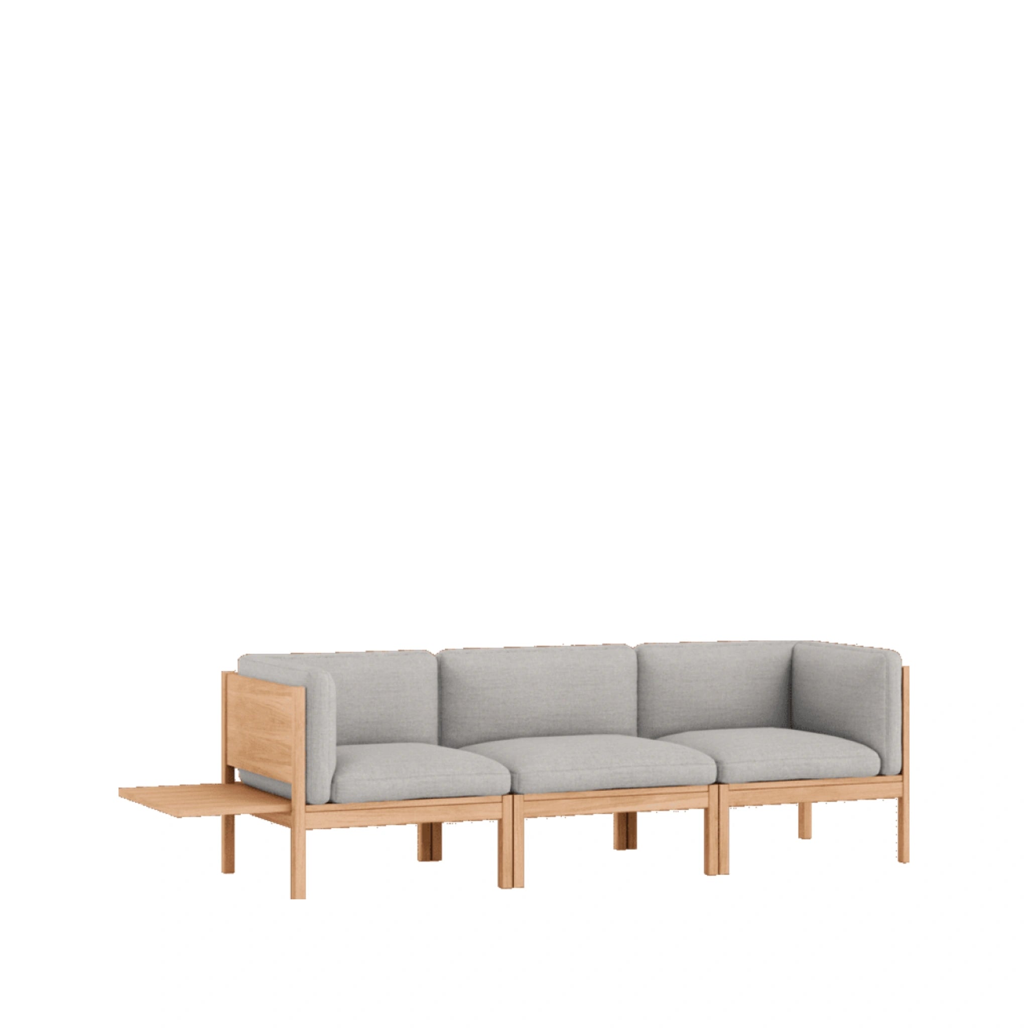 Moebe Modular Sofa Set, 3 Seater Sofa With Sides + 1 Side Table, Autumn 101 (fsc Mix Credit)