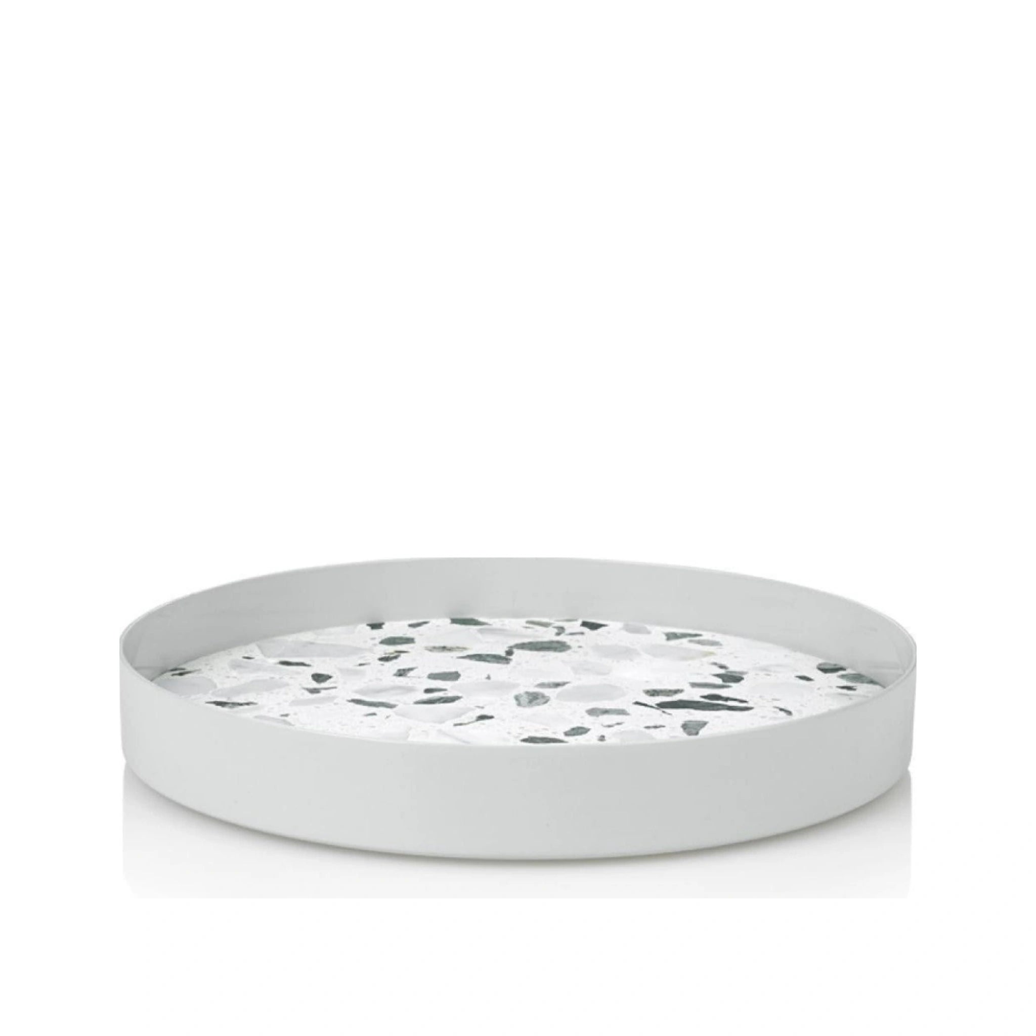Lucie Kaas Erat Tray White, ø 24,5cm