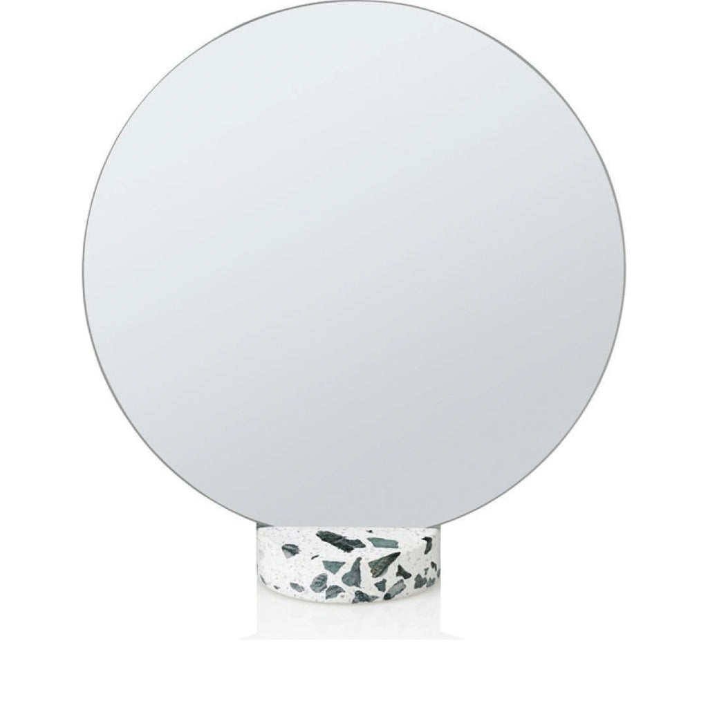 Lucie Kaas Erat mirror white, Ø 25cm