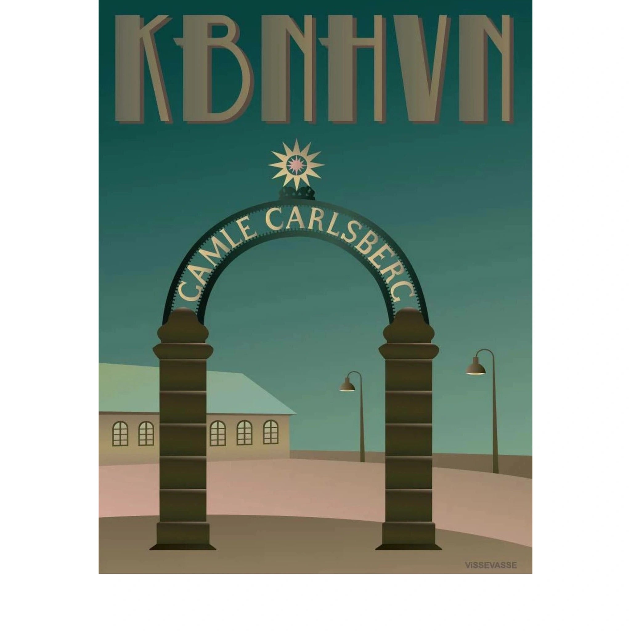 Vissevasse Copenhagen Stargate Poster, 50 X70 Cm