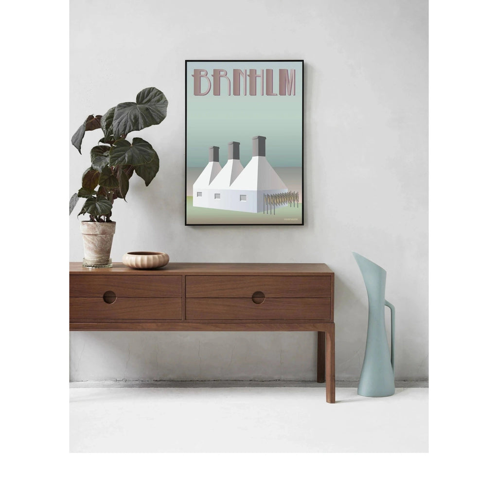 Vissevasse Bornholm Smokehouse Poster, 15 X21 Cm