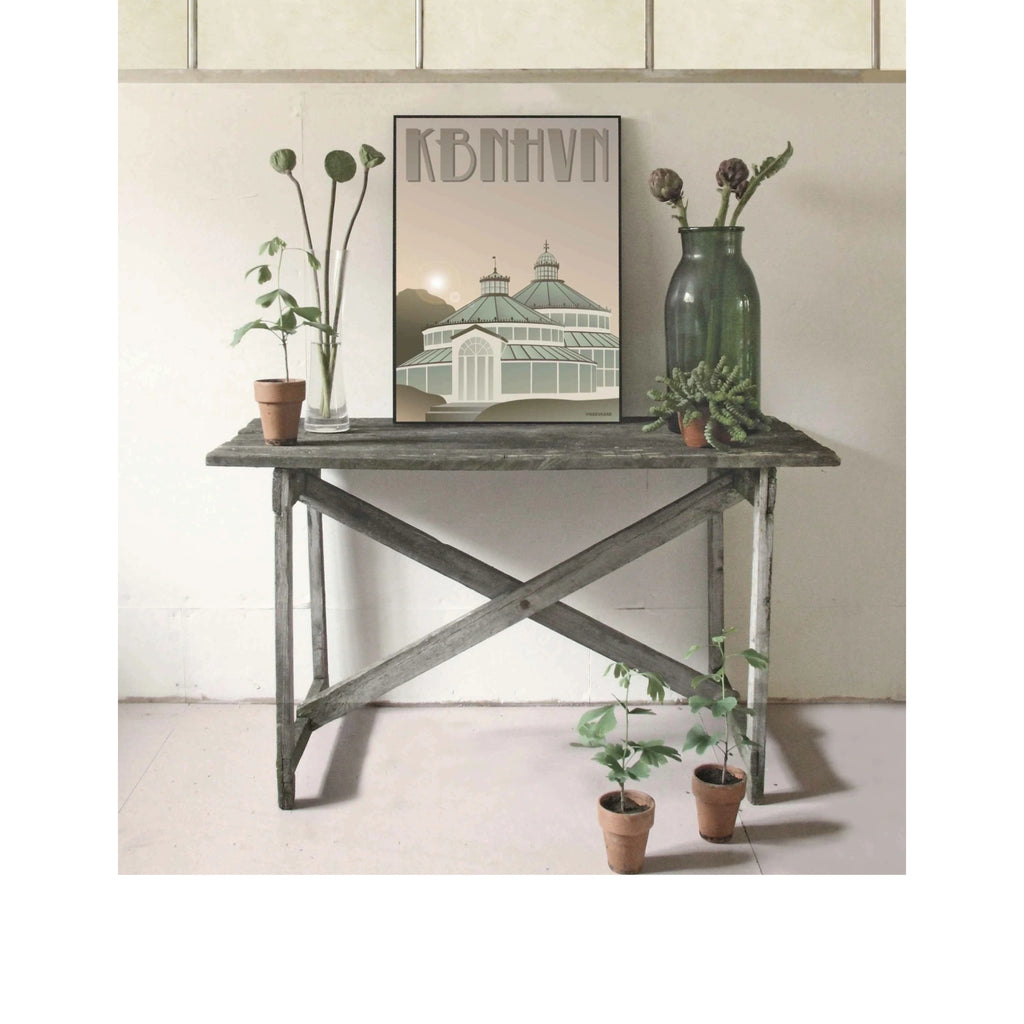 Vissevasse Copenhagen Botanical Garden Poster, 30 X40 Cm