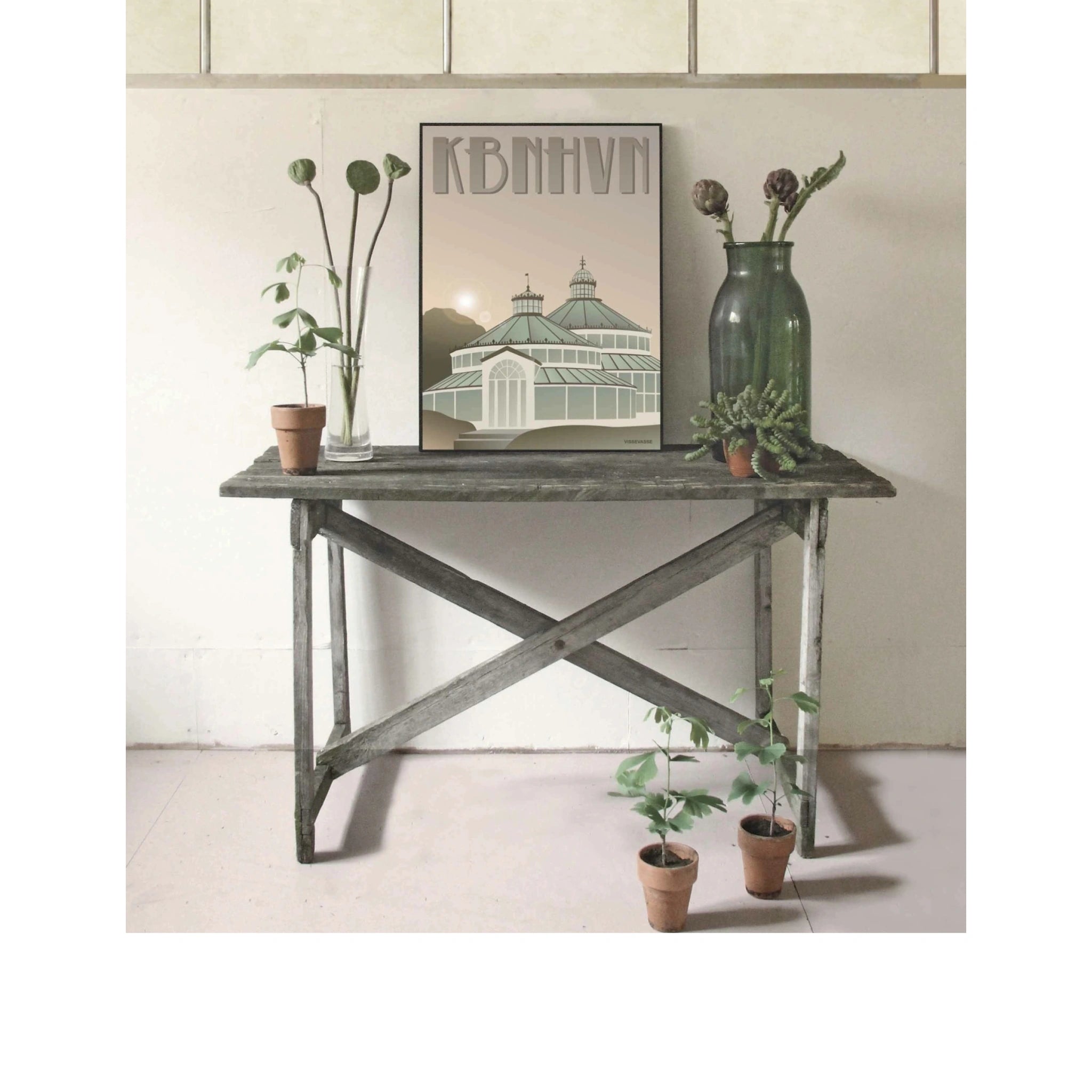 Vissevasse Copenhagen Botanical Garden Poster, 30 X40 Cm