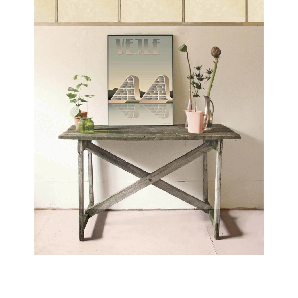 Vissevasse Vejle Wave Poster, 15 X21 Cm