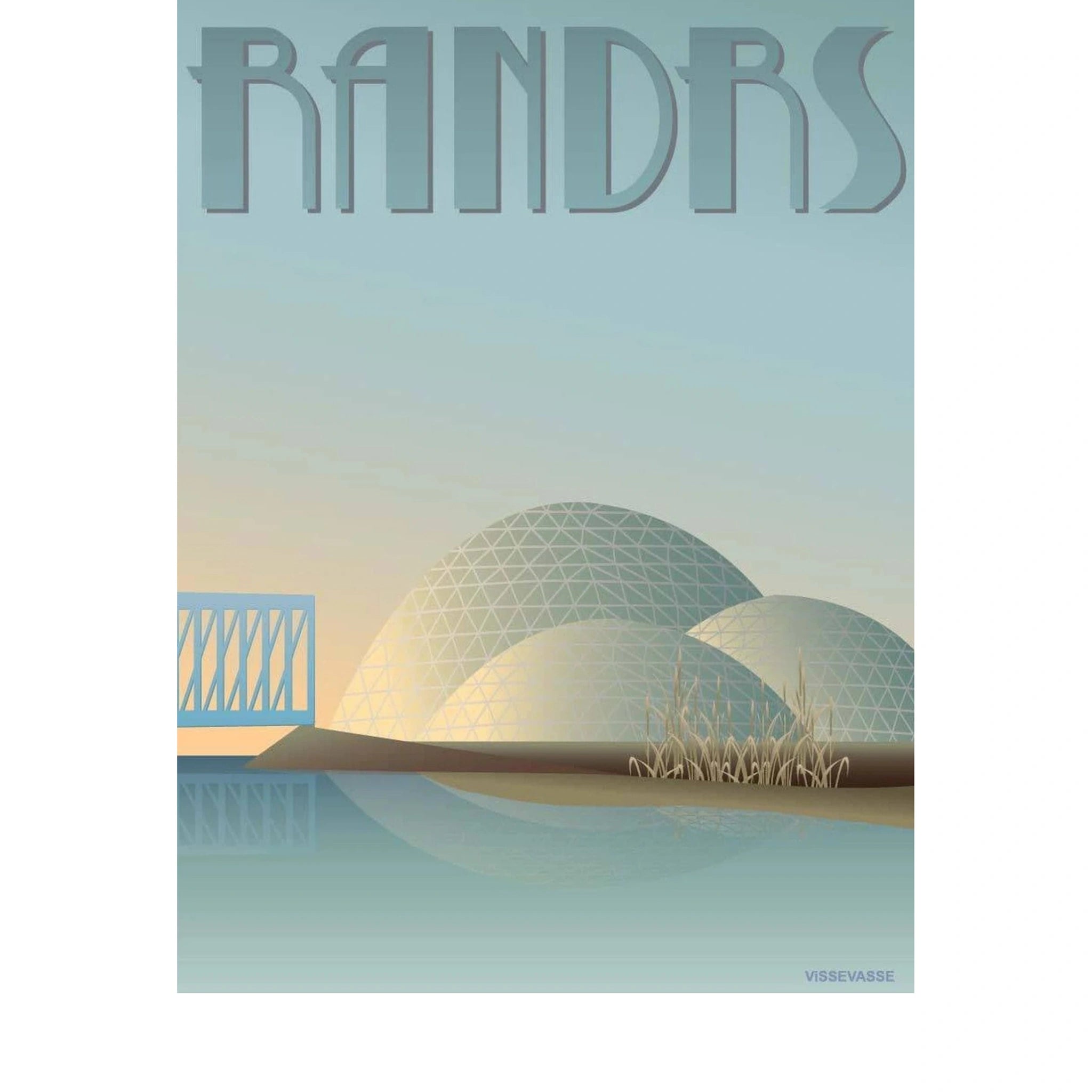 Vissevasse Randers Rainforest Poster, 15 X21 Cm
