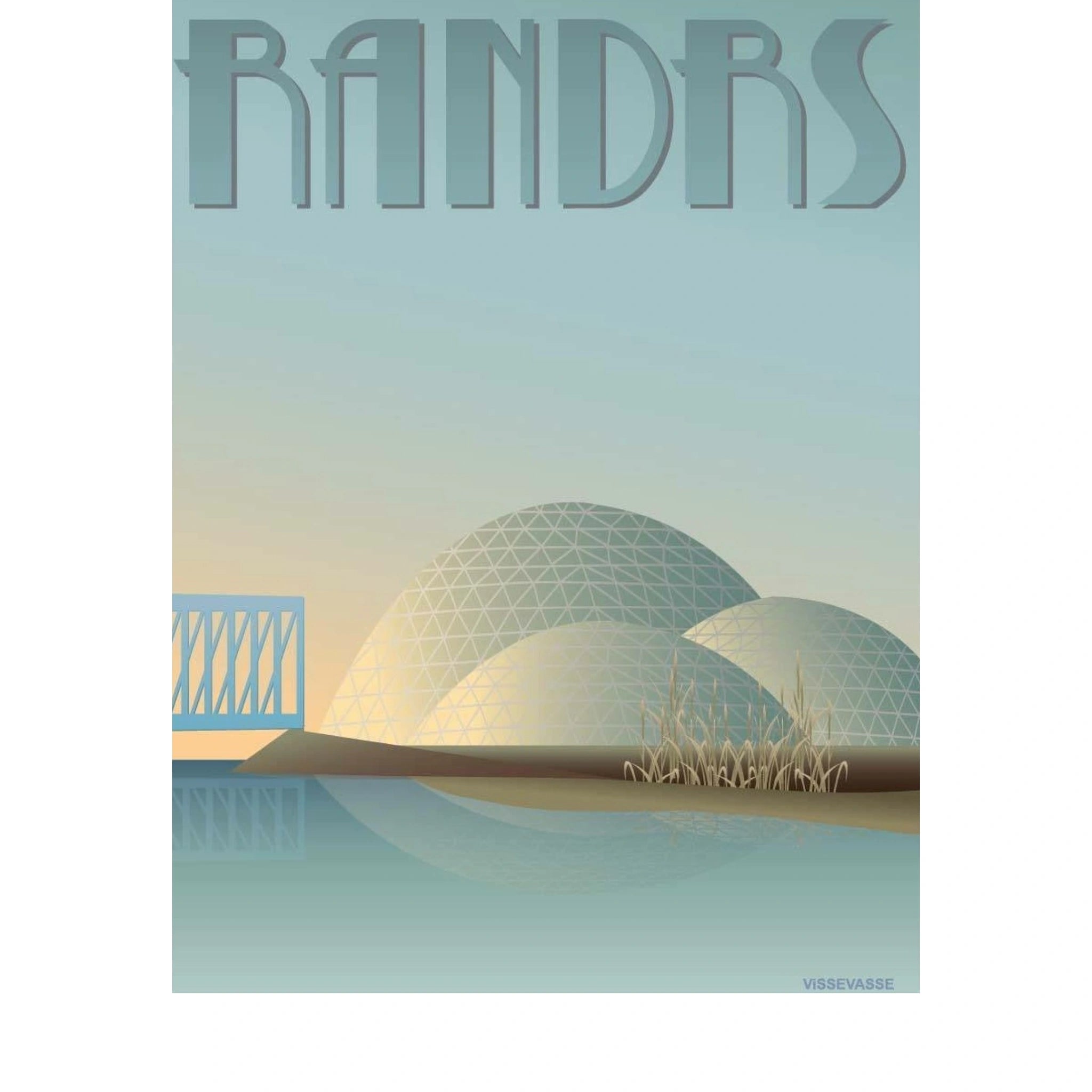 Vissevasse Randers Rainforest Poster, 70 X100 Cm