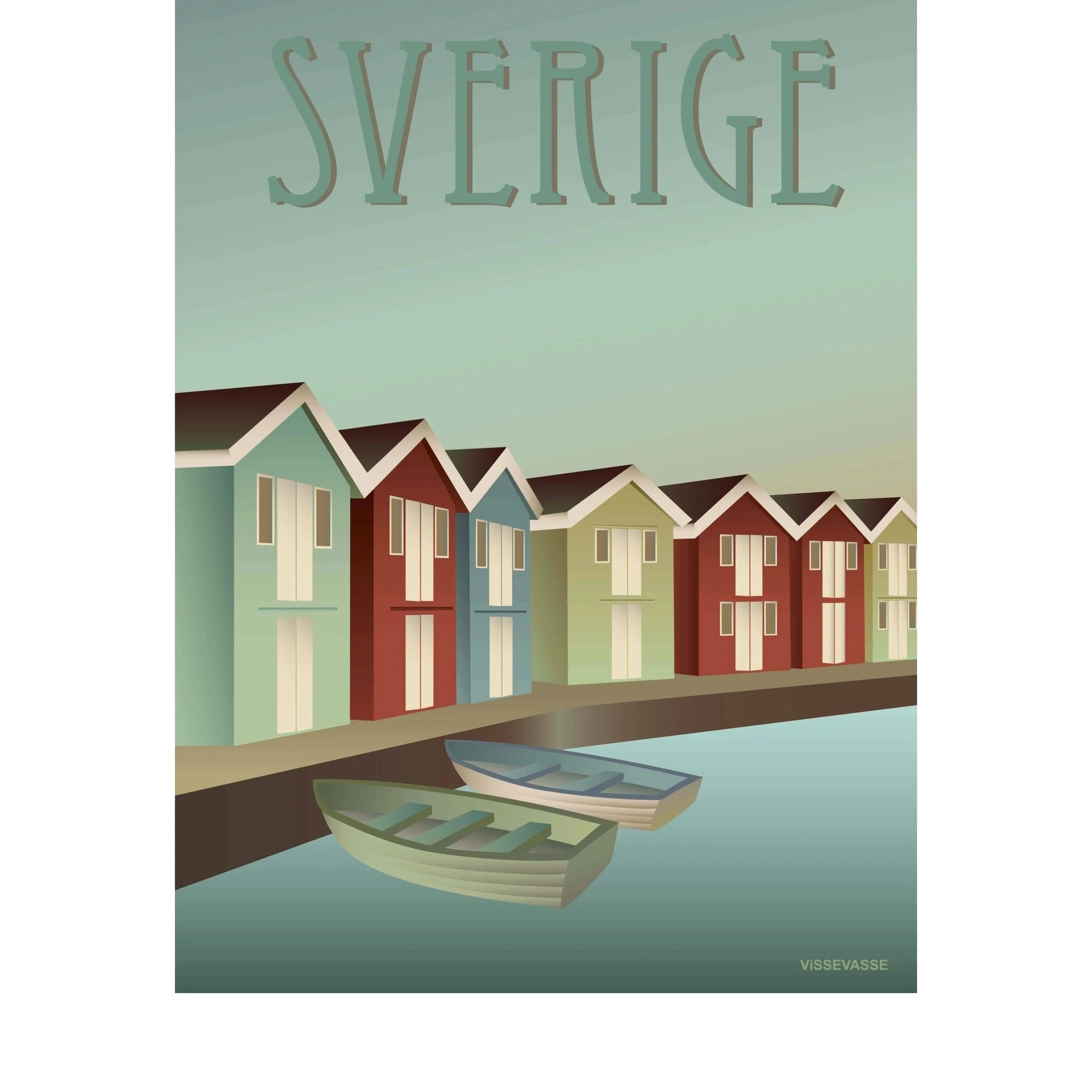 Vissevasse Sweden Archipelago Poster, 30 X40 Cm
