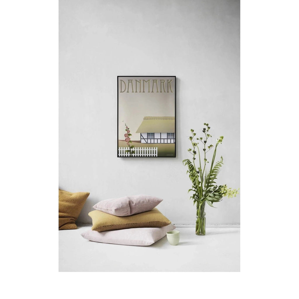 Vissevasse Denmark Farmhouse Poster, 15 X21 Cm