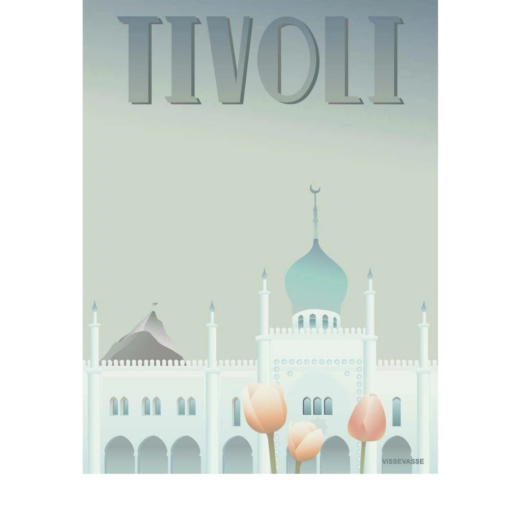 Vissevasse Tivoli Nimb Poster, 30 X40 Cm