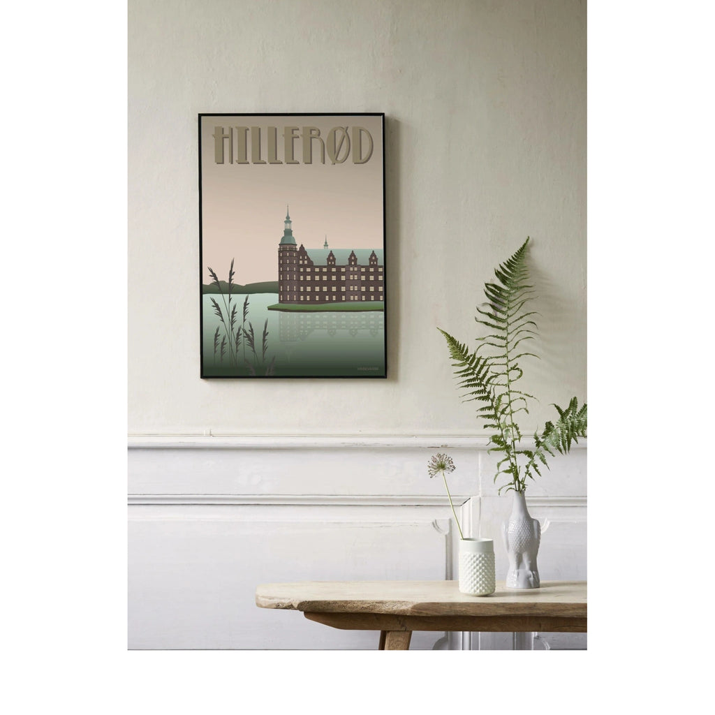 Vissevasse Hillerød Castle Poster, 50 X70 Cm