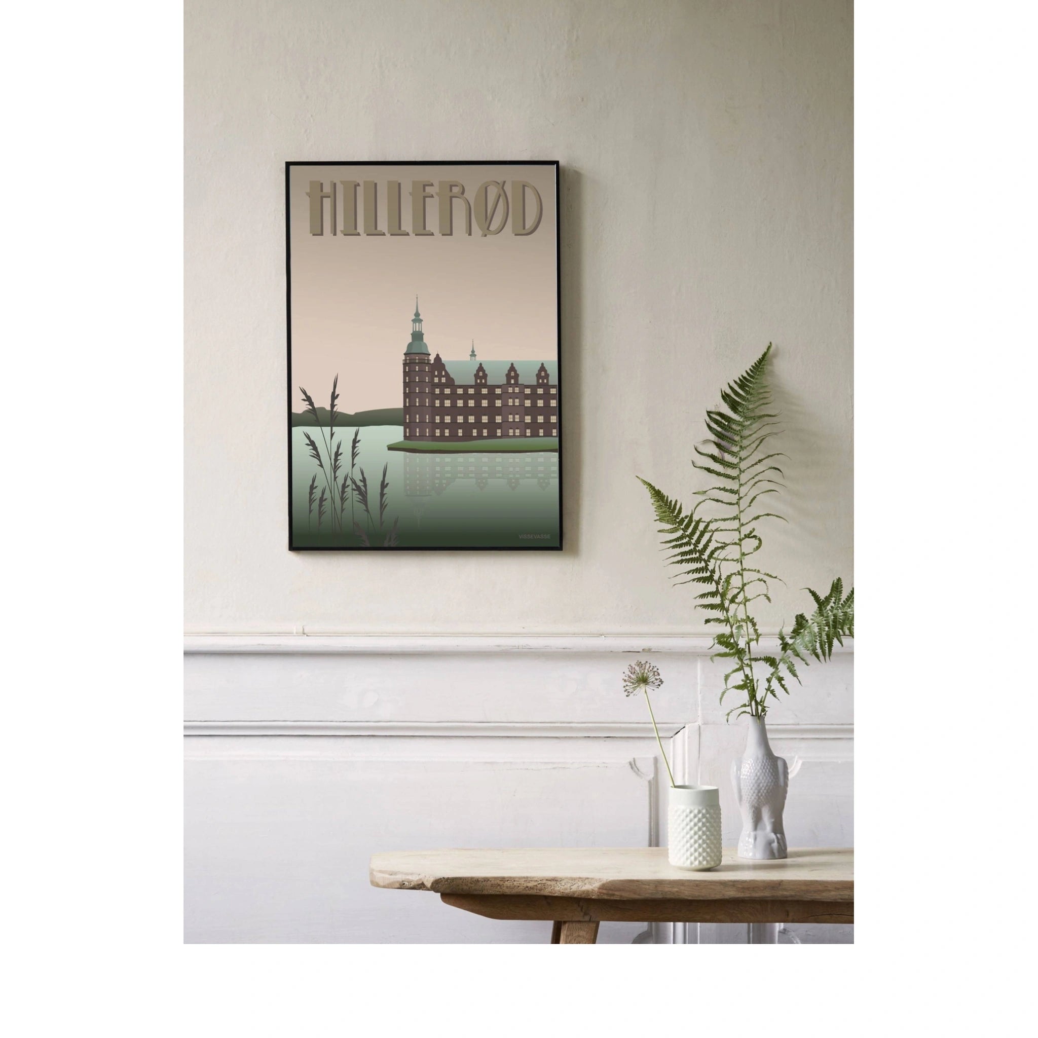 Vissevasse Hillerød Castle Poster, 15 X21 Cm