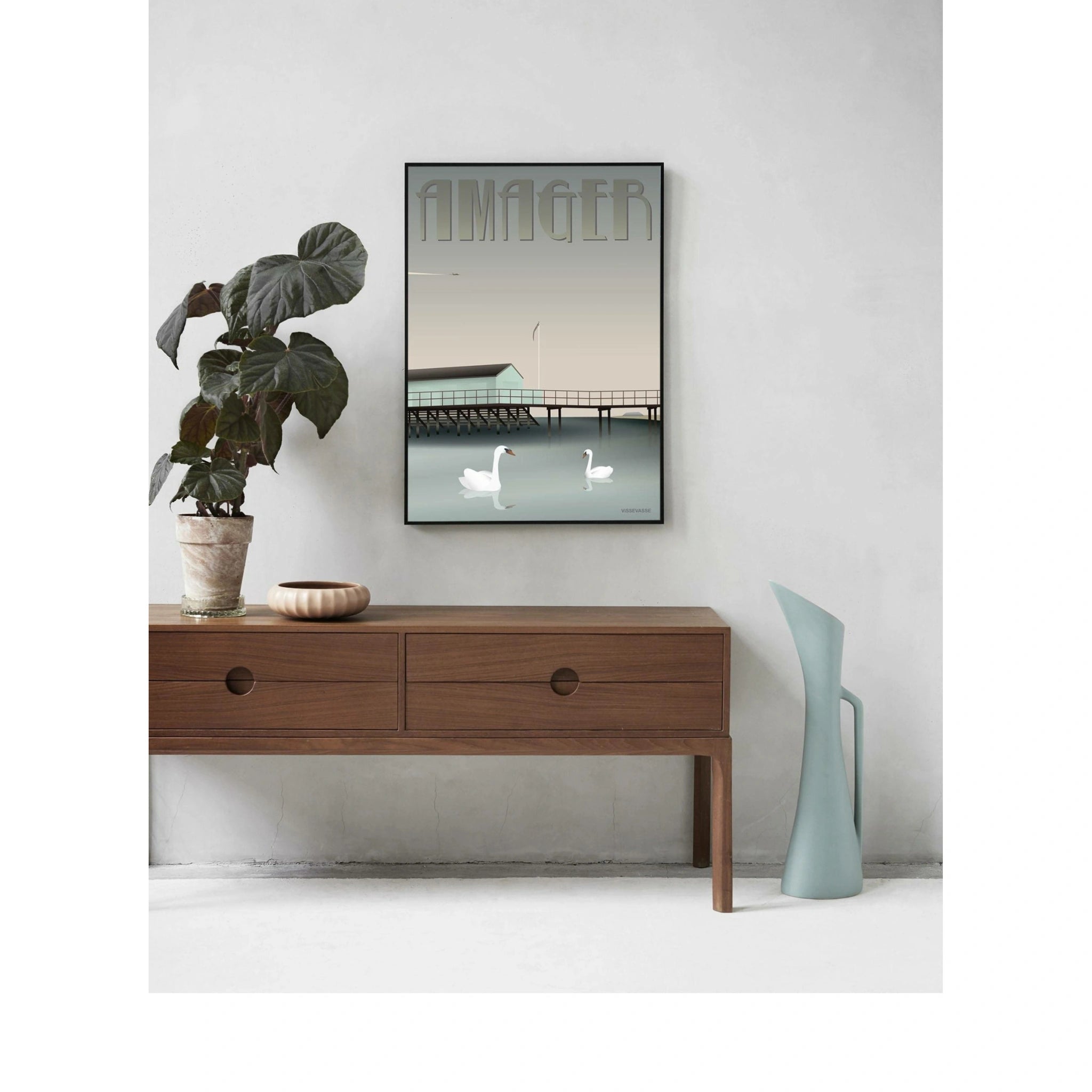 Vissevasse Amager Helgoland Poster, 70 X100 Cm