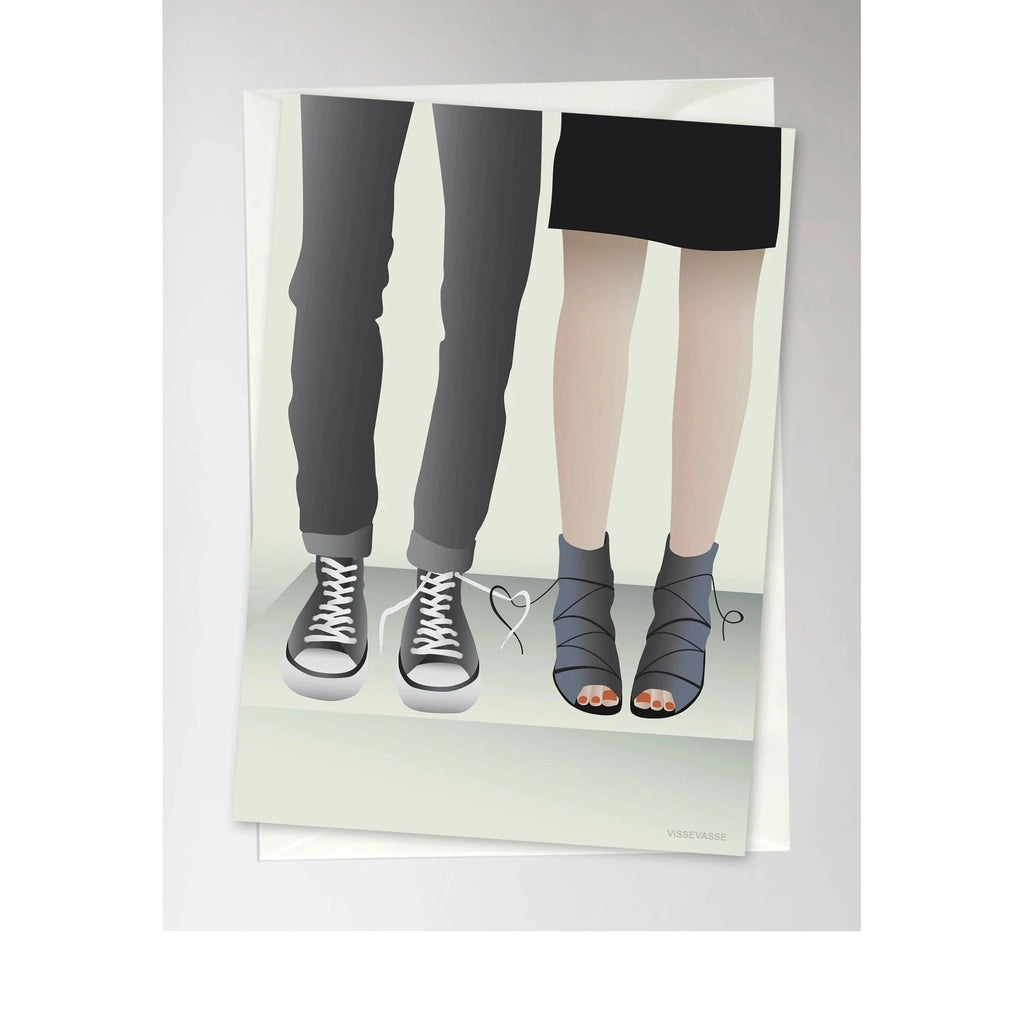 Vissevasse Laces Greeting Card, 10.5 X15 Cm