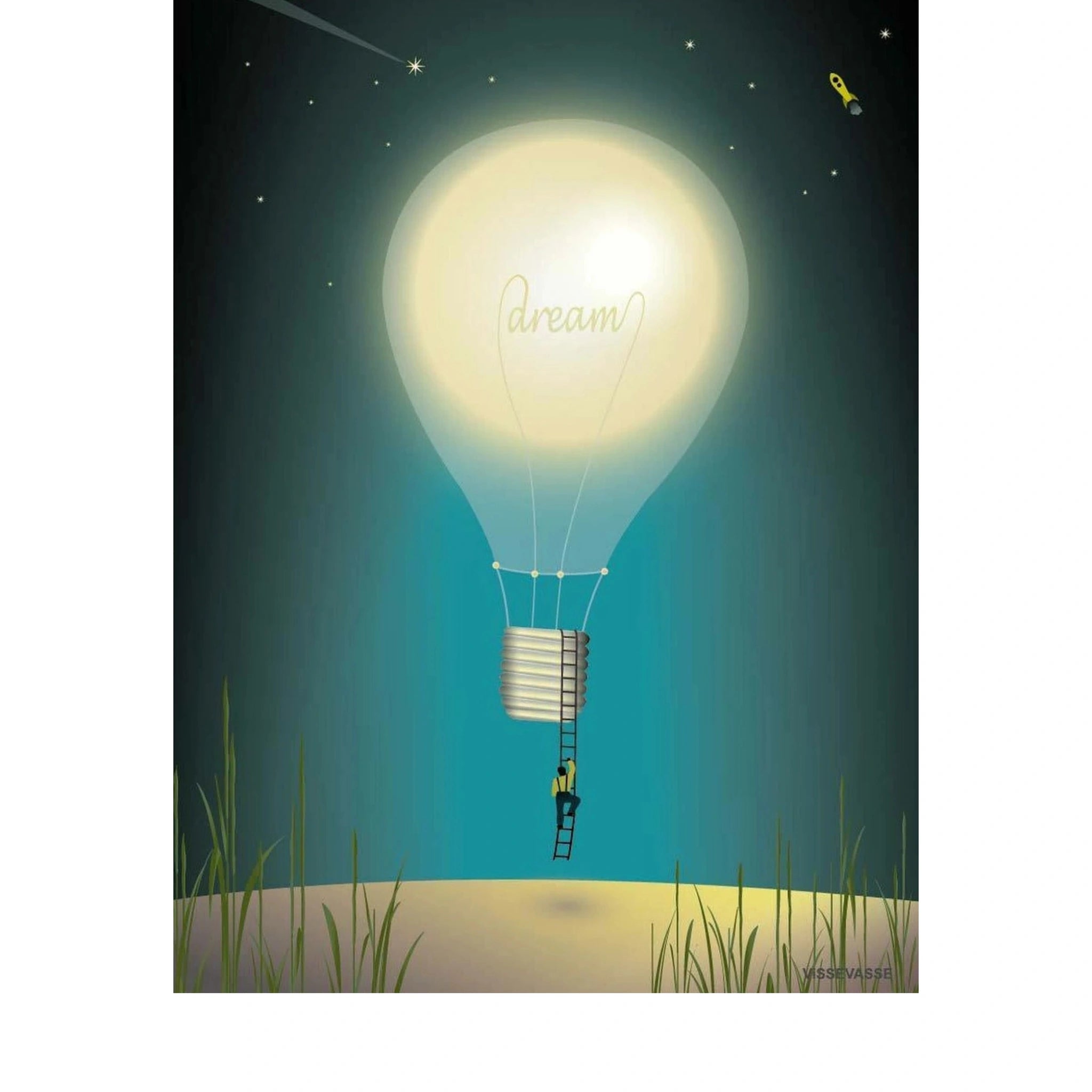 Vissevasse Dreaming Poster, 50 X70 Cm