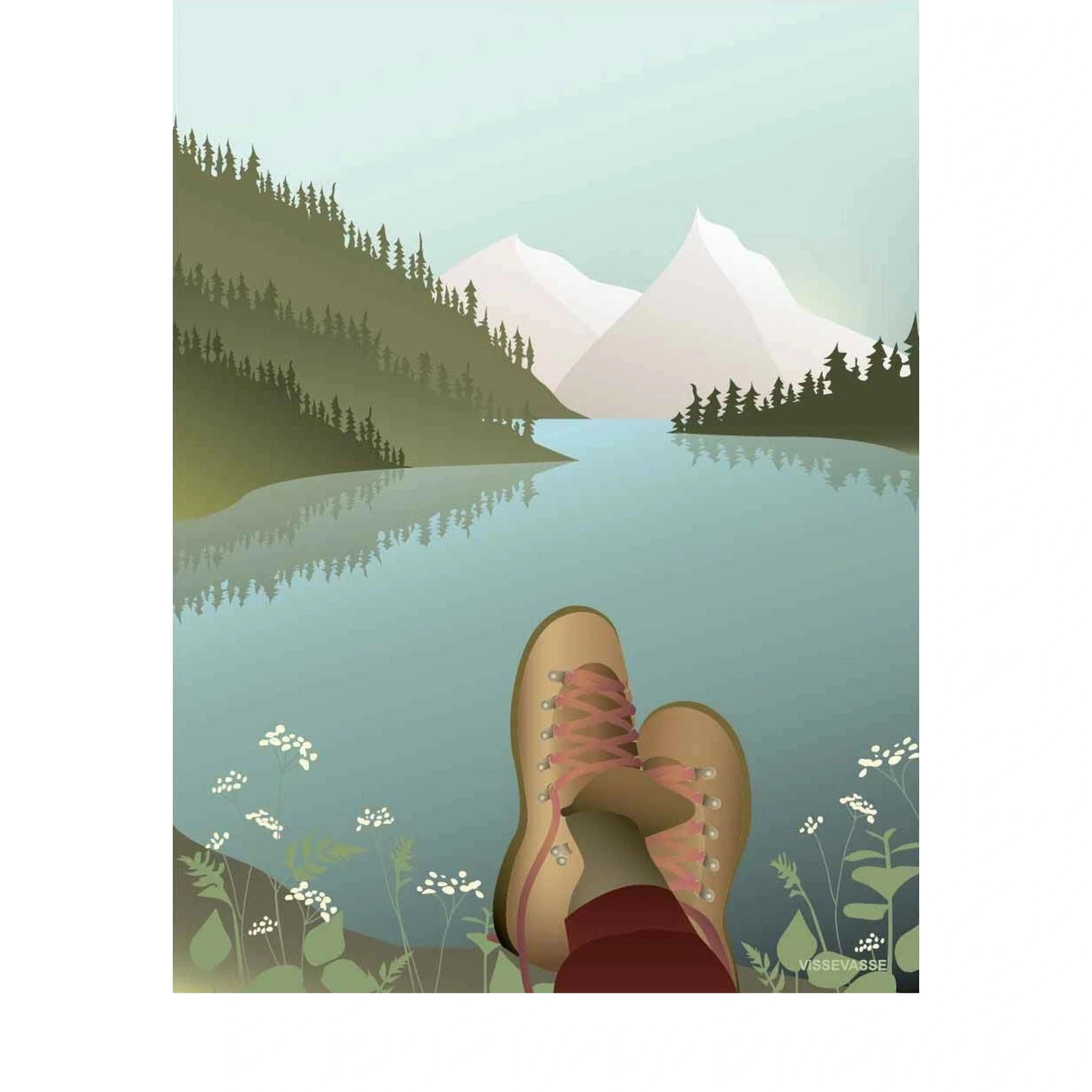 Vissevasse After Hiking Poster, 30 X40 Cm