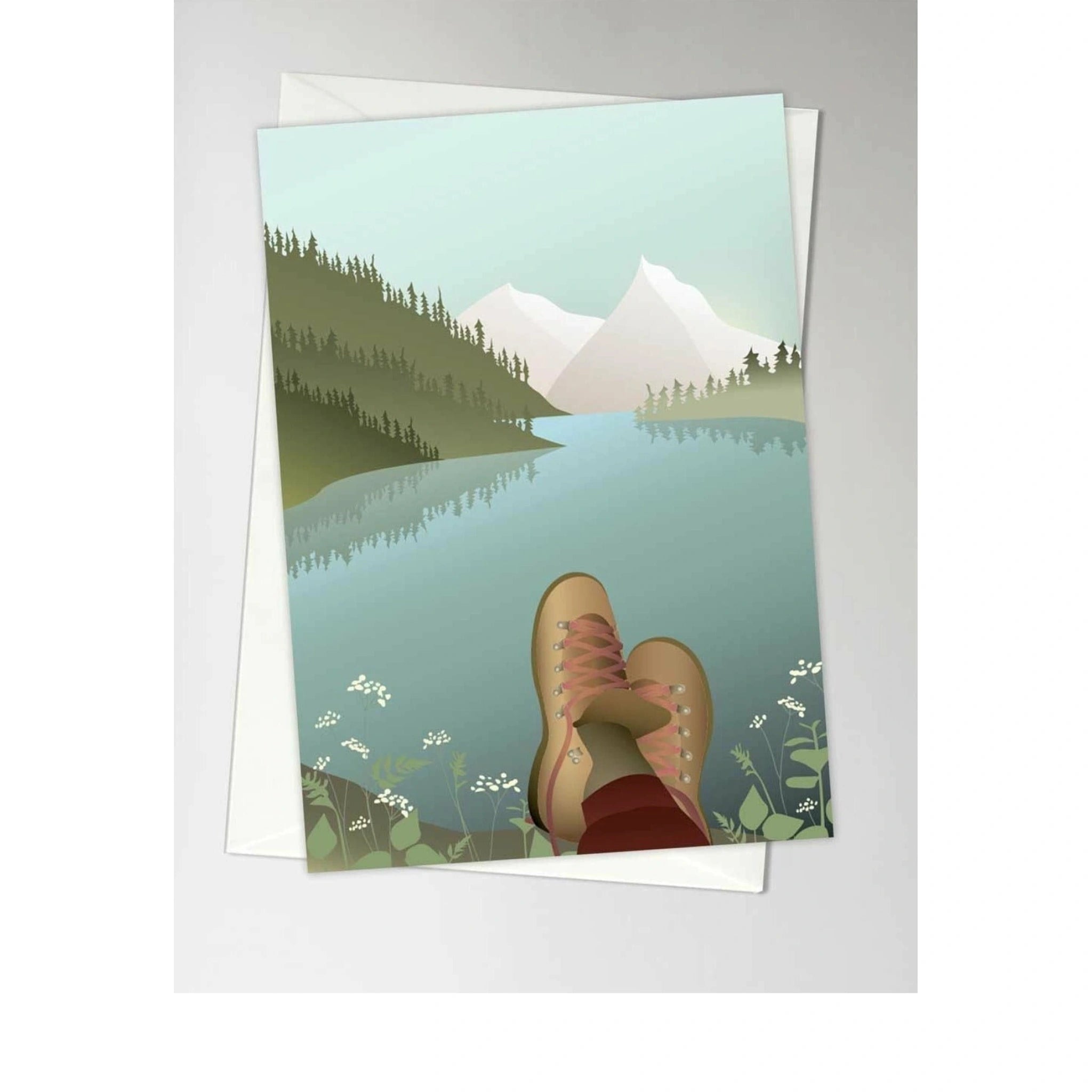 Vissevasse After The Hike Greeting Card, A6