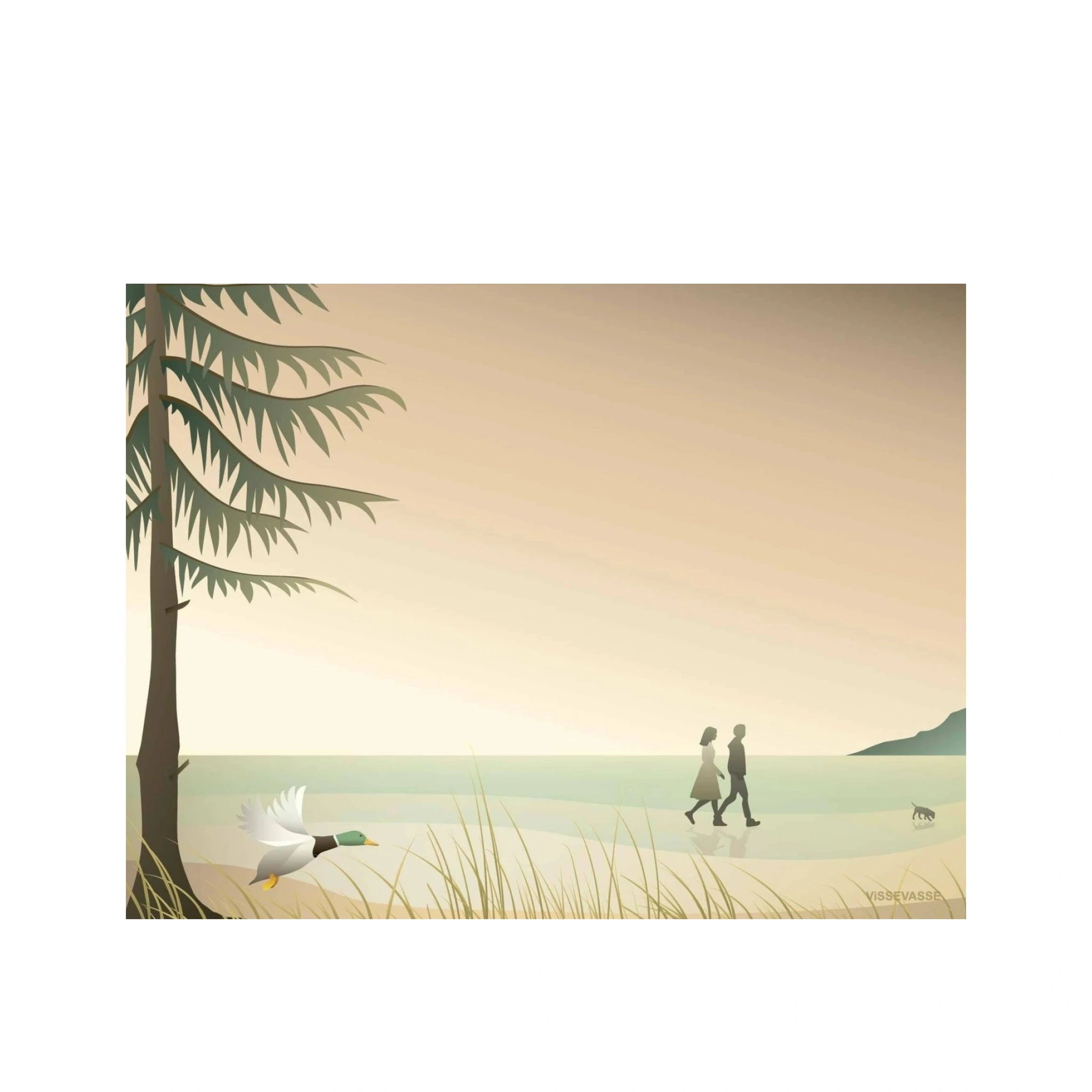 Vissevasse Walk And Talk Poster, 50 X70 Cm