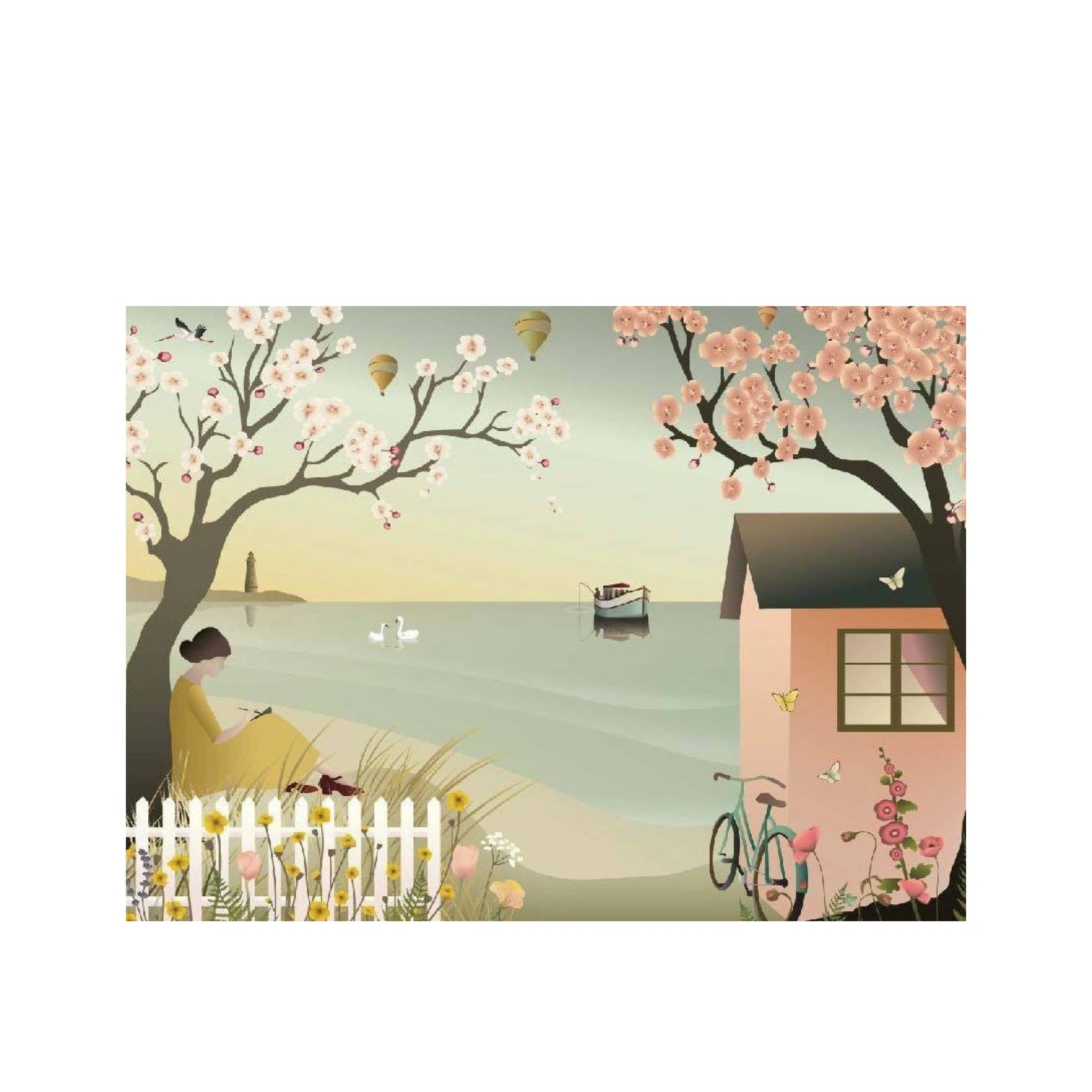 Vissevasse By The Sea Poster, 30 X40 Cm