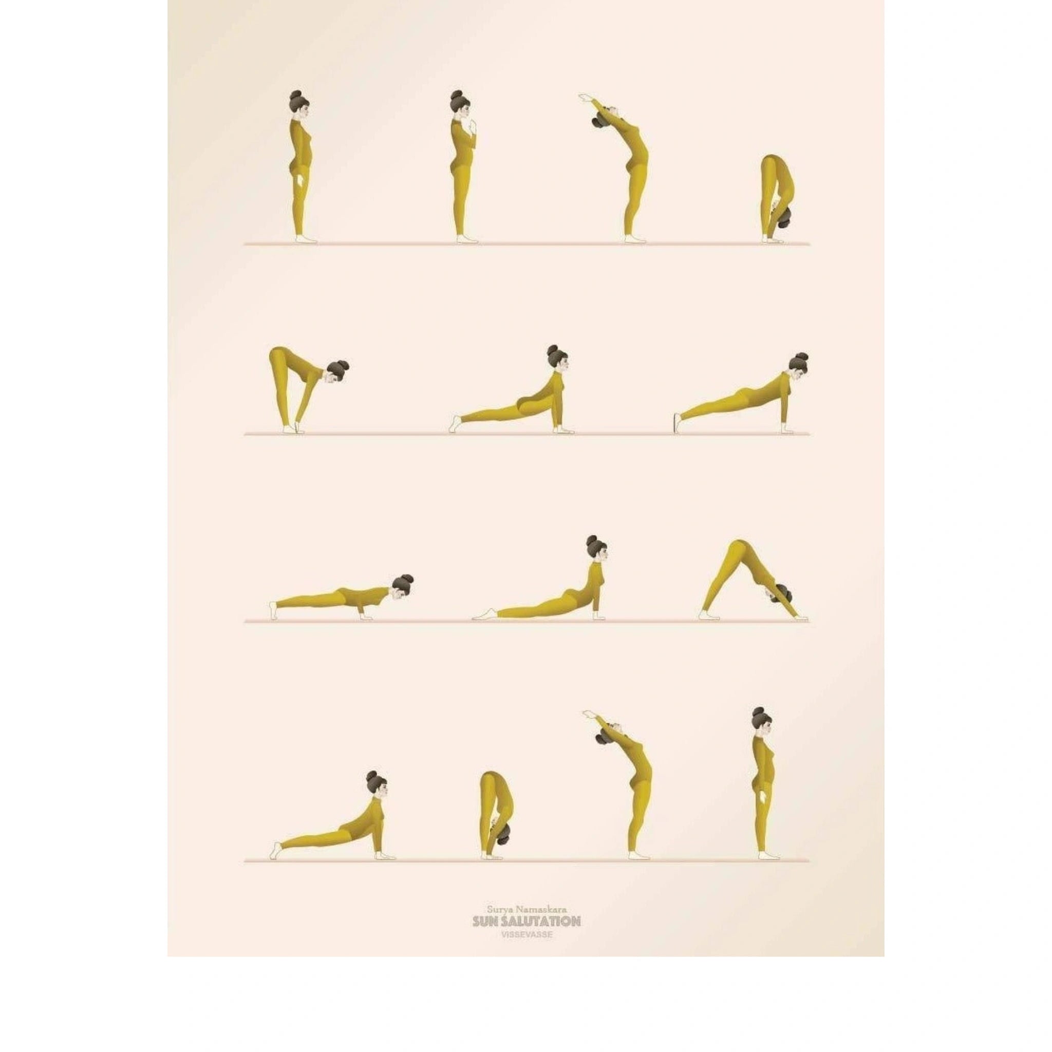 Vissevasse Sun Welcome Poster, 50 X70 Cm