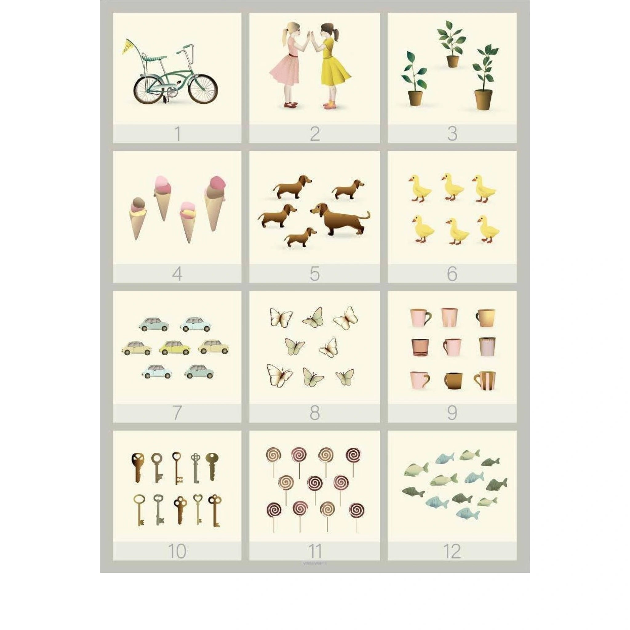 Vissevasse 123 Poster, 15 X21 Cm