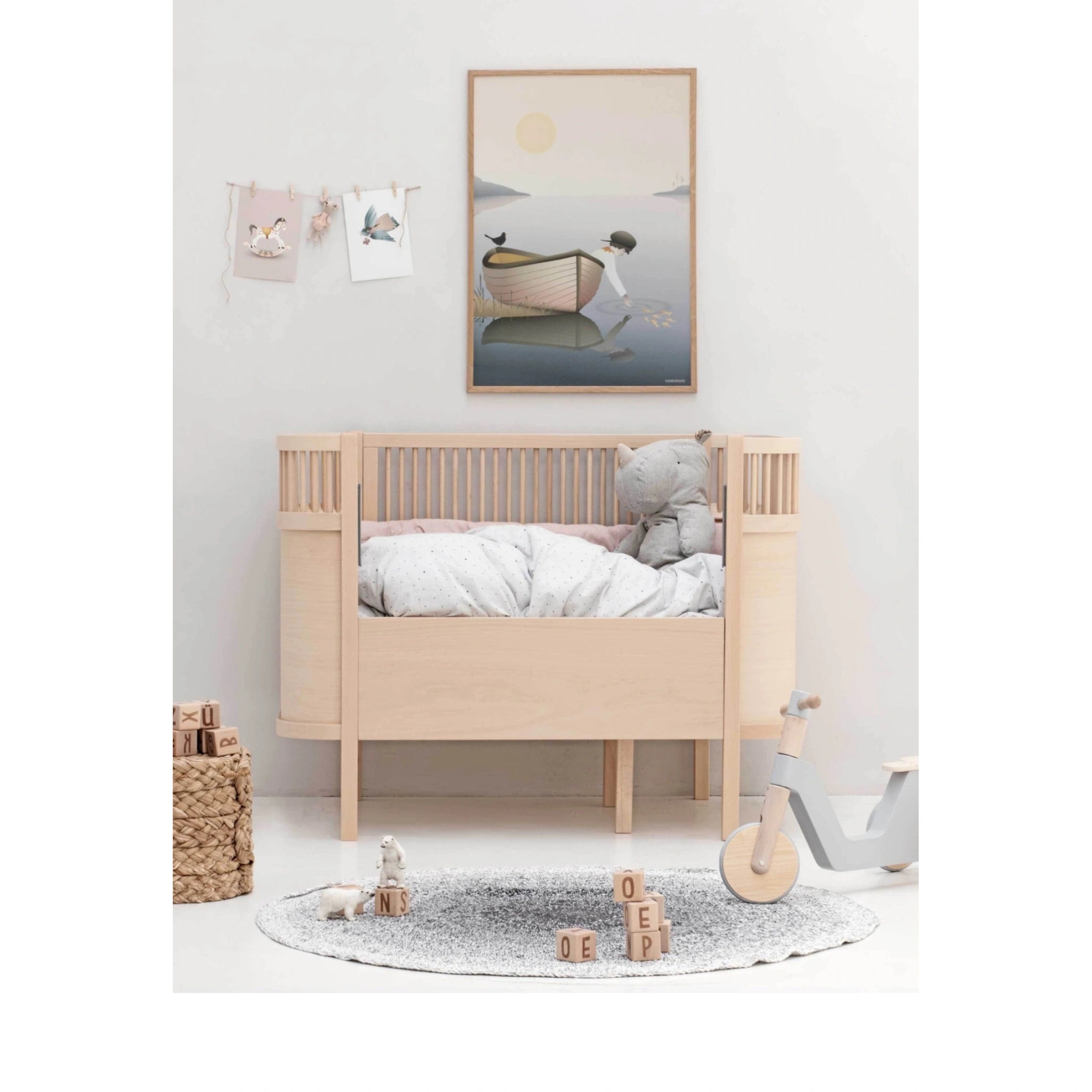 Vissevasse Boy In A Boat Poster, 15 X21 Cm