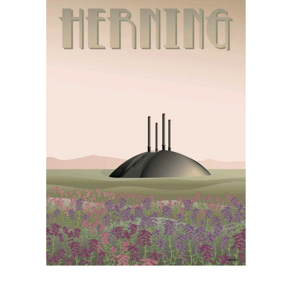Vissevasse Herning Elia Poster, 50 X70 Cm