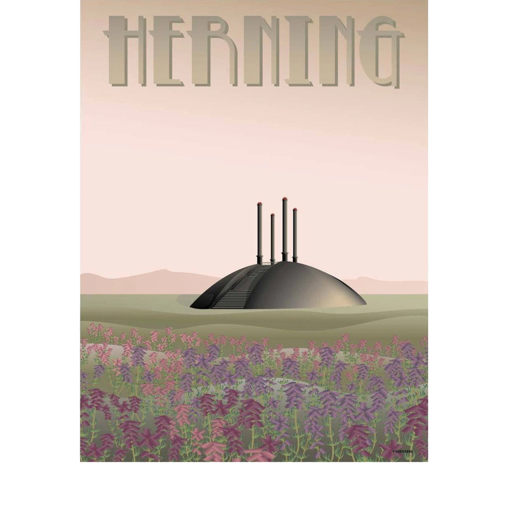 Vissevasse Herning Elia Poster, 15 X21 Cm