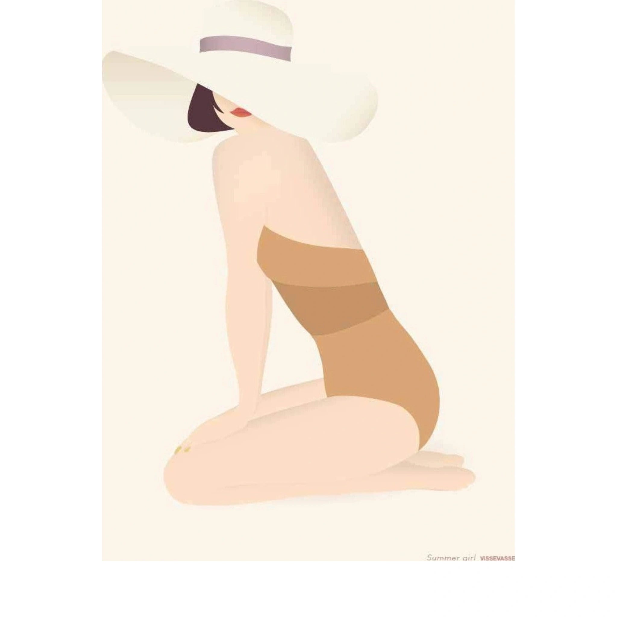 Vissevasse Summer Girl Poster