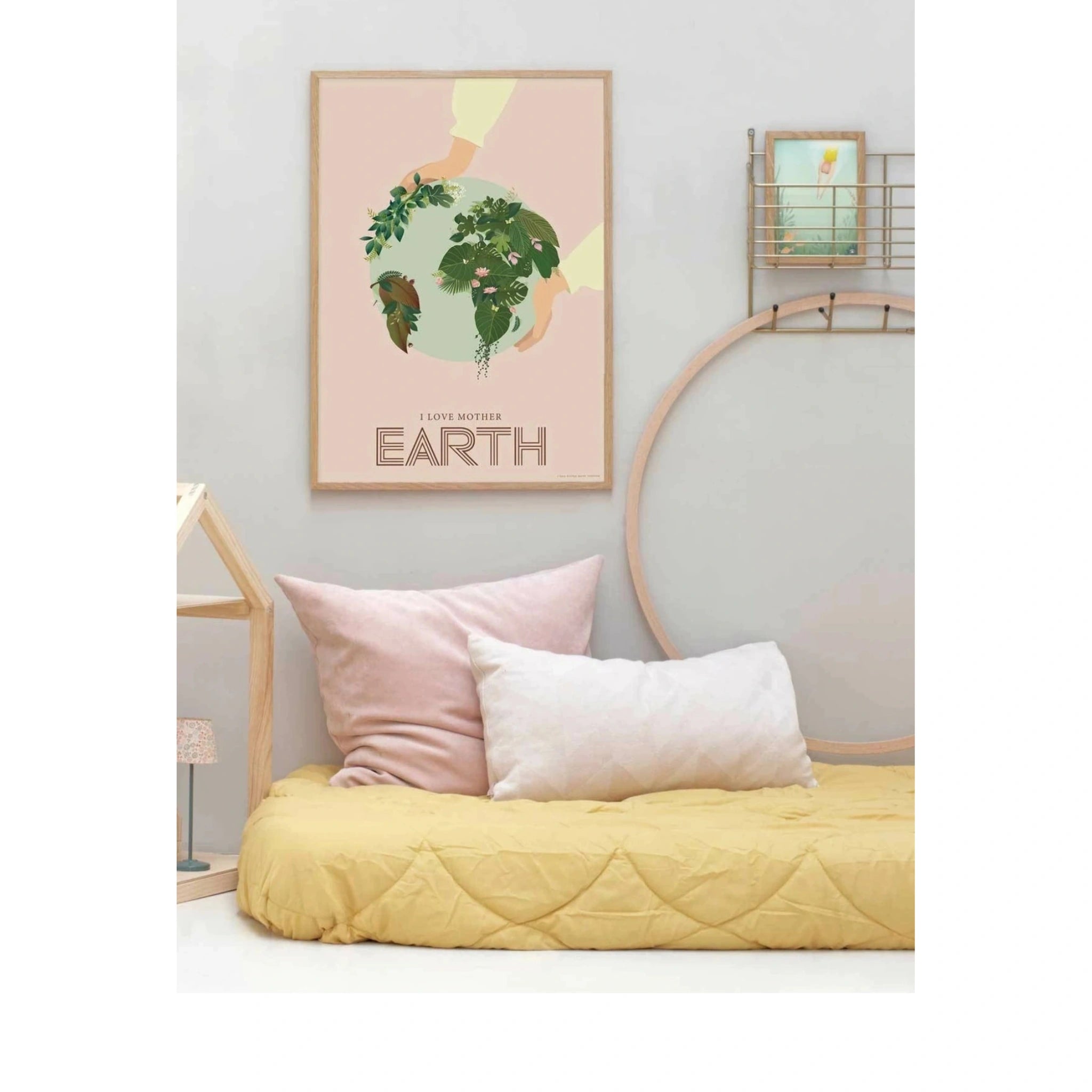 Vissevasse I Love Mother Earth Poster, 30 X40 Cm