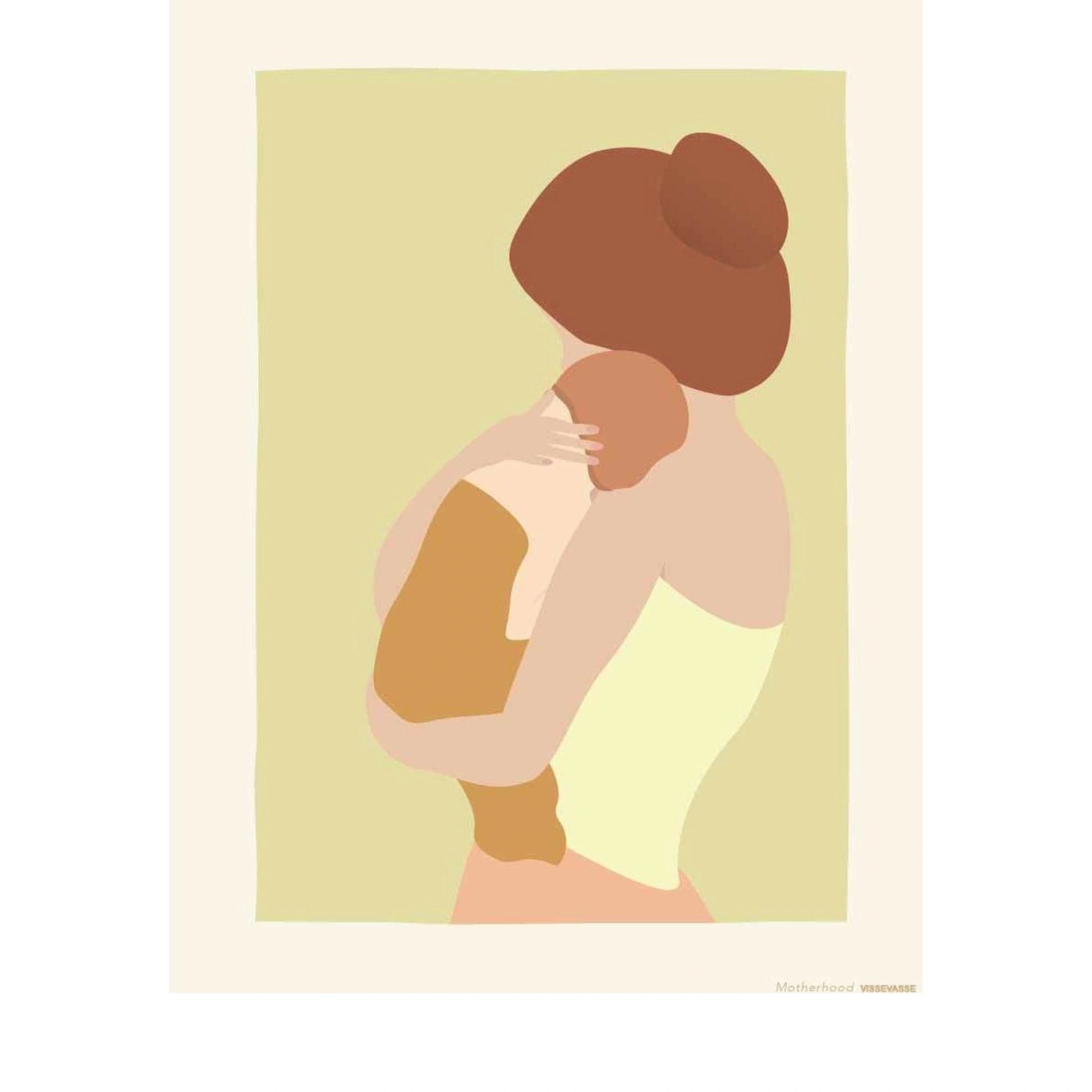Vissevasse Motherhood Poster, 50 X70 Cm